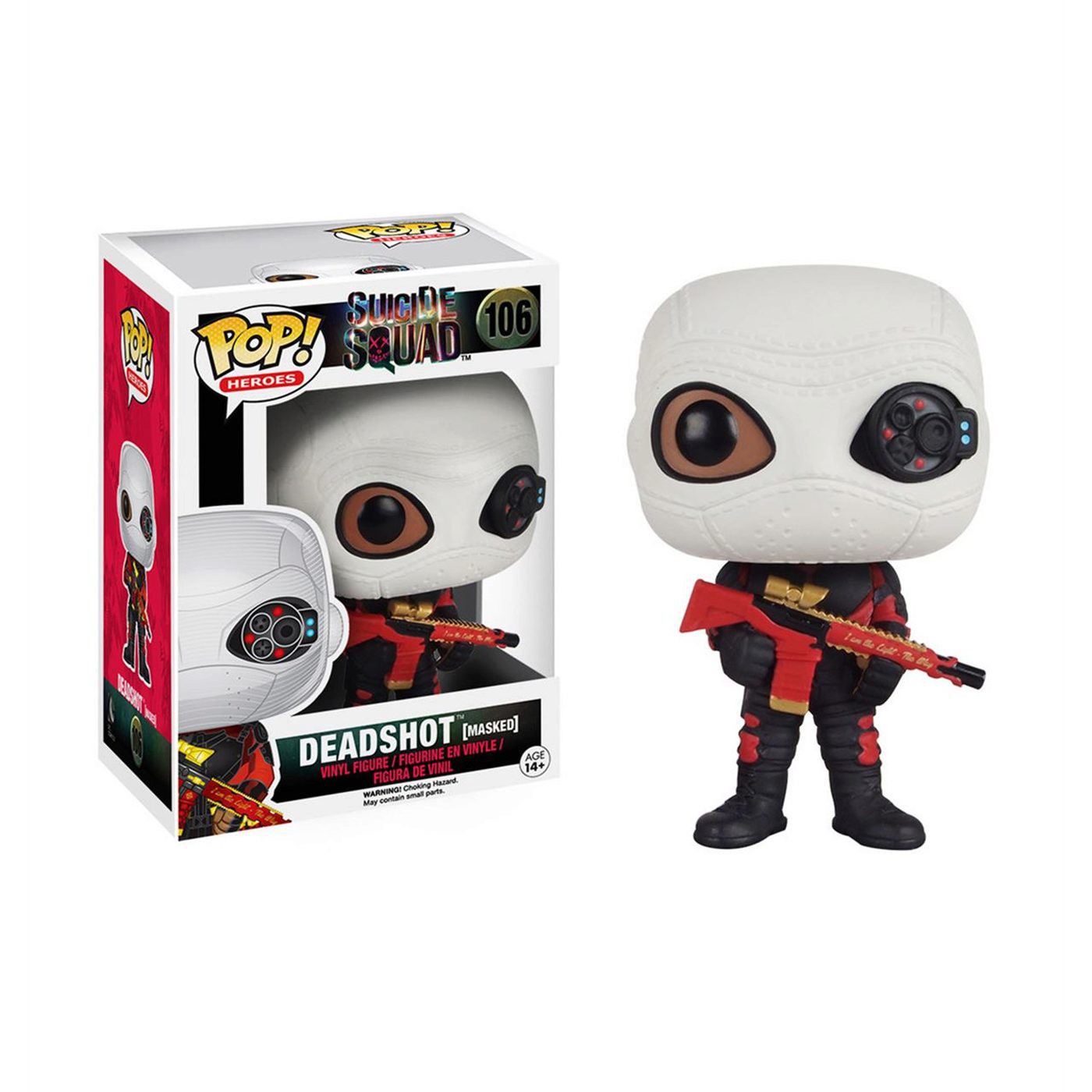Suicide Squad Deadshot Masked Funko Pop Vinyl Figure, White