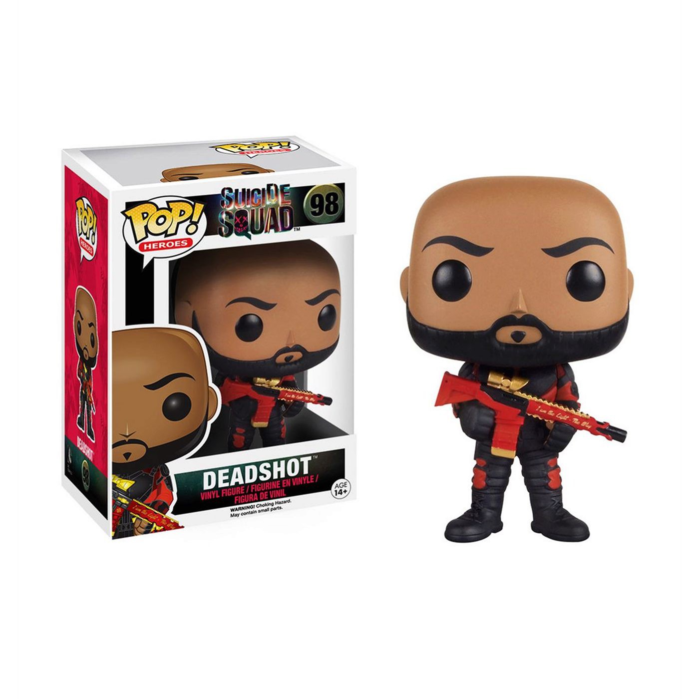 Suicide Squad Bearded Deadshot Funko Pop Vinyl Figure, Black
