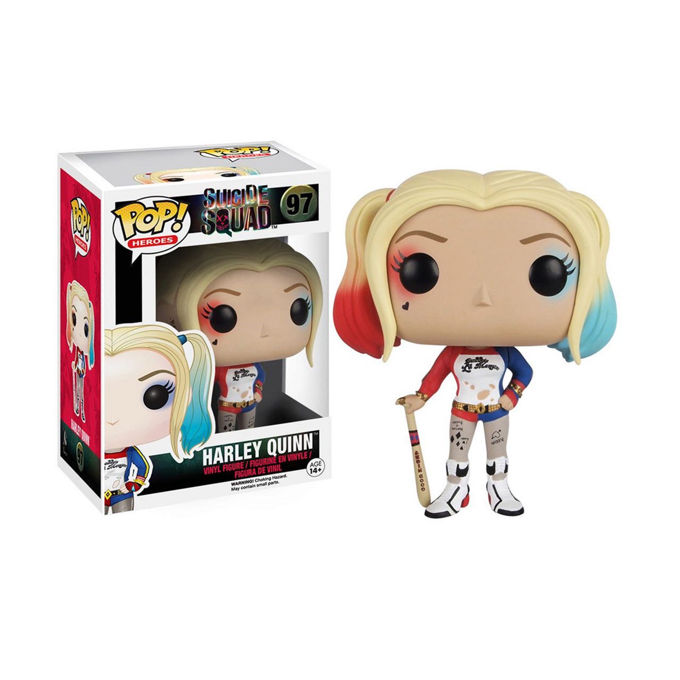 Suicide Squad Harley Quinn Funko Pop Vinyl Figure, Red