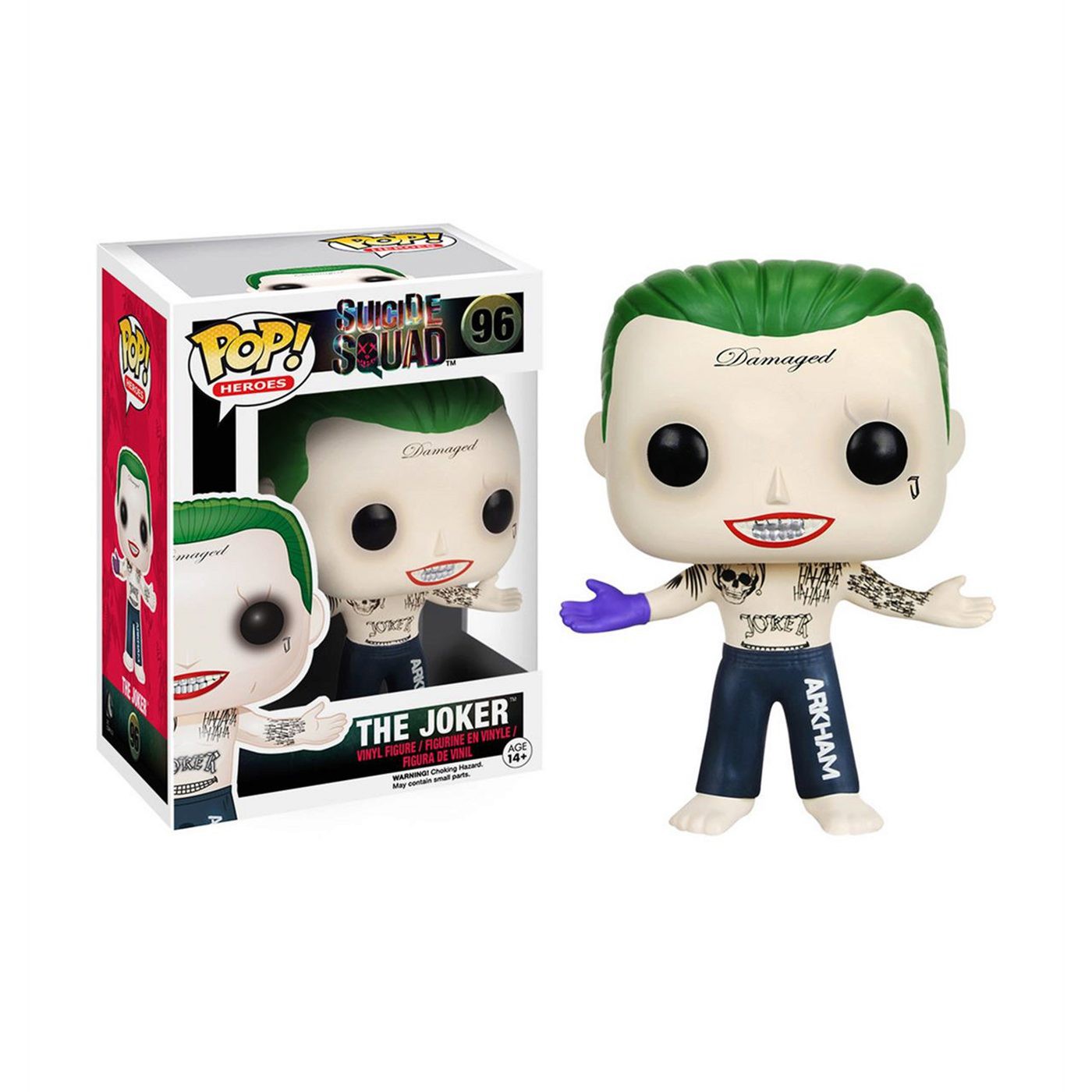Suicide Squad Joker Funko Pop Vinyl Figure, White