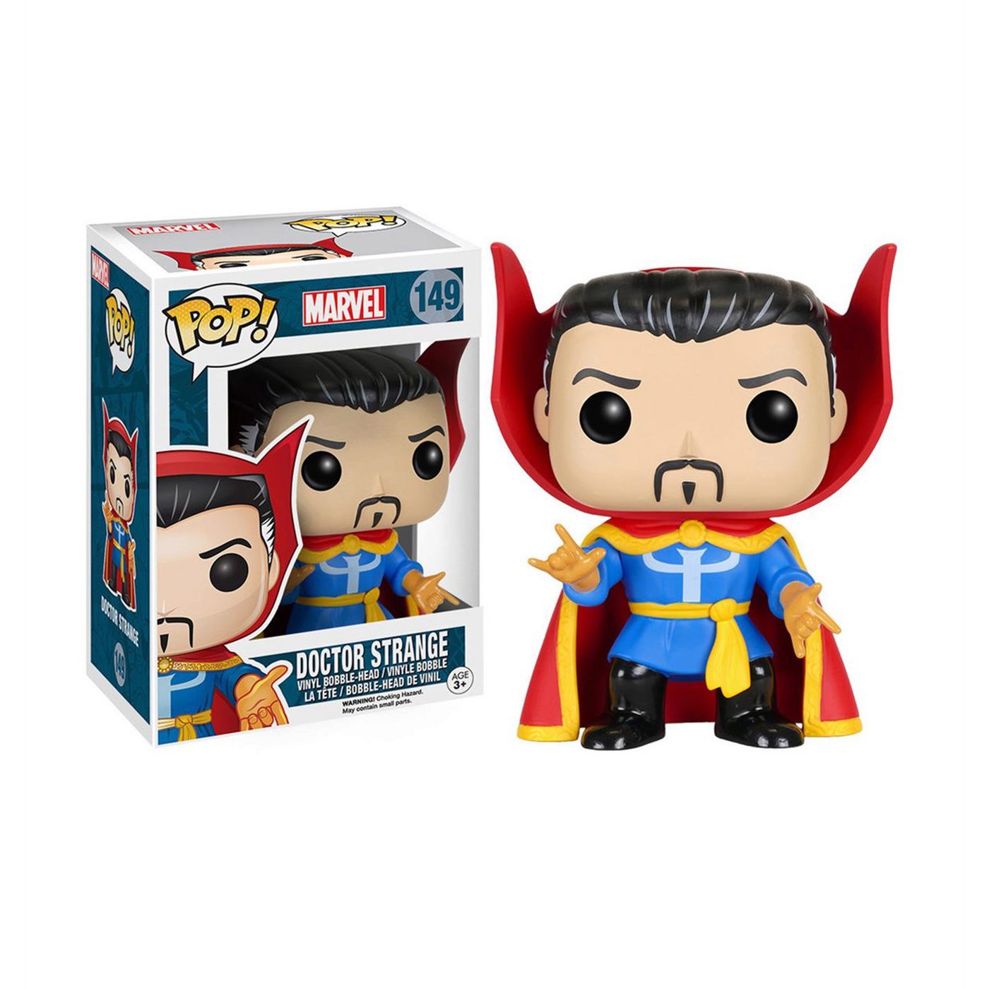 Dr. Strange Classic Funko Pop Vinyl Bobble Head, Red