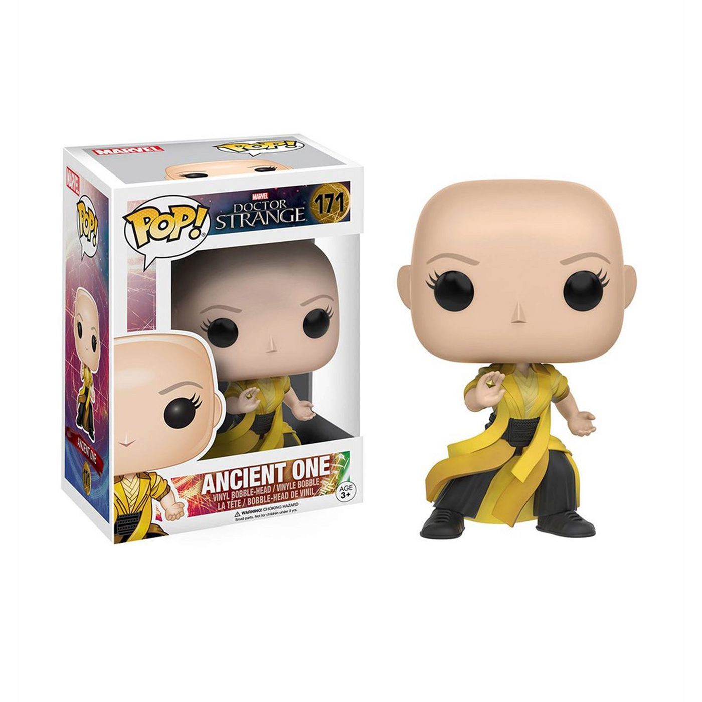 Dr. Strange Ancient One Funko Pop Bobble Head, Yellow