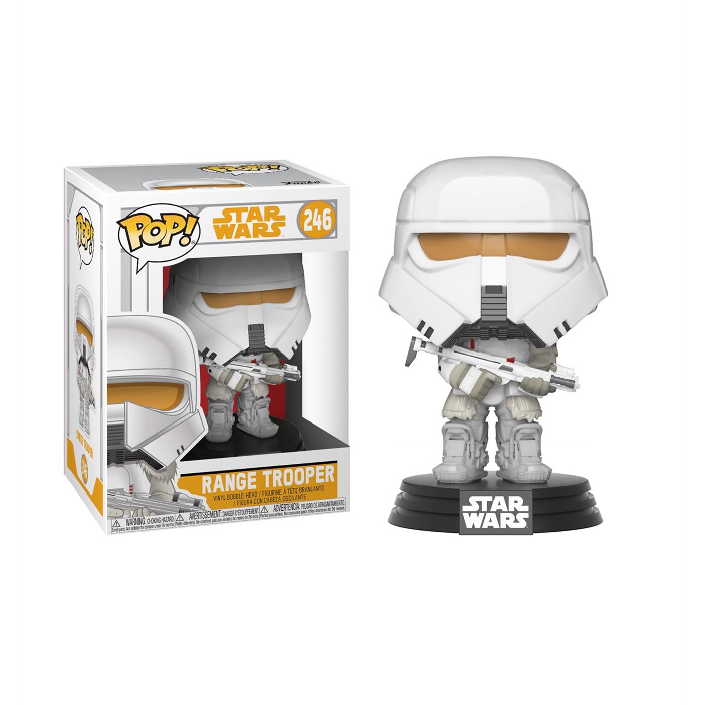 Star Wars Solo Range Trooper Funko Pop Bobble Head, White