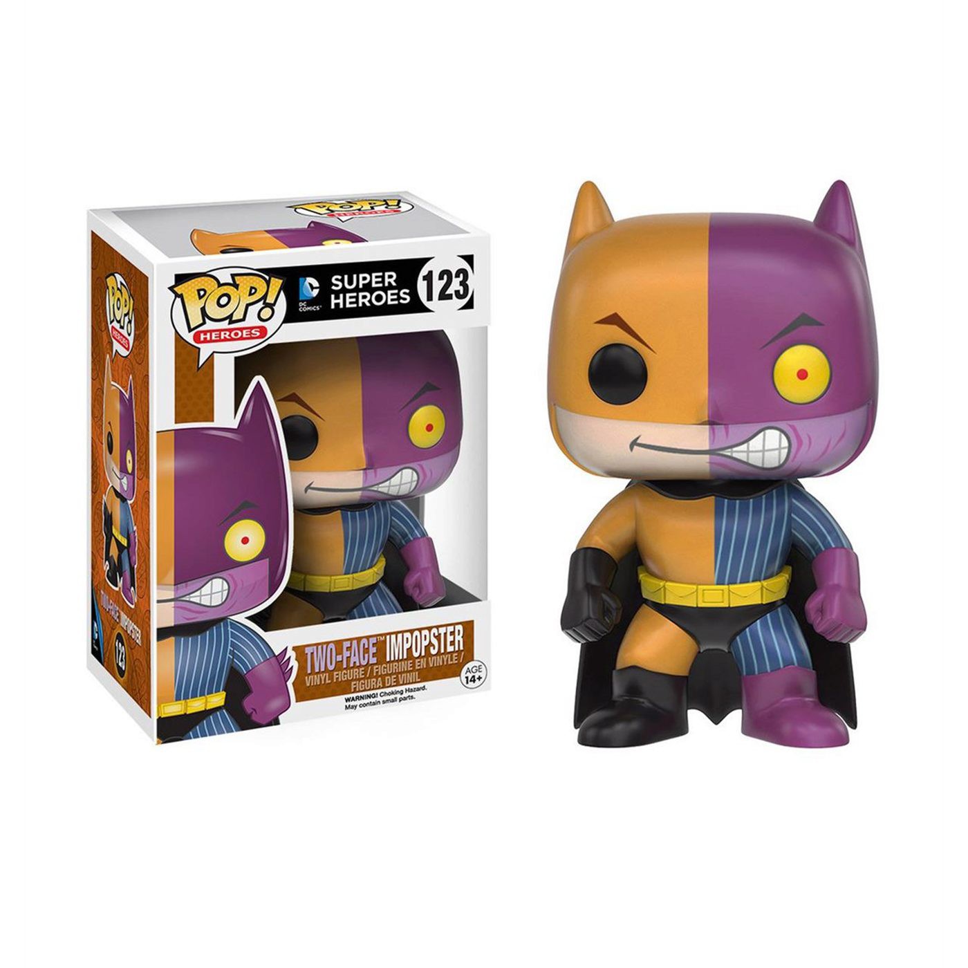 Two-Face Batman Imposter Funko Vinyl Figure, Purple
