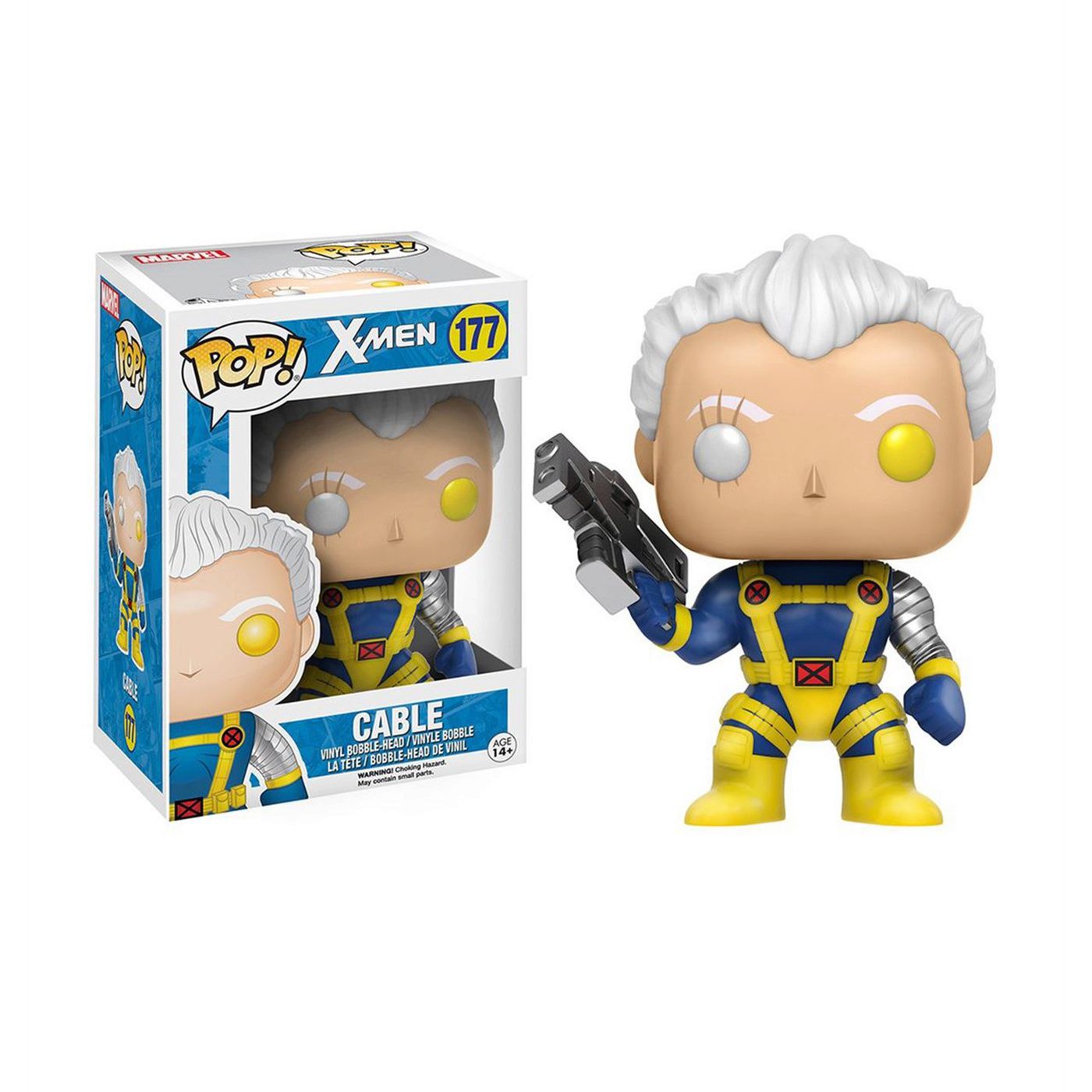 X-Men Cable Funko Pop Bobble Head, Yellow