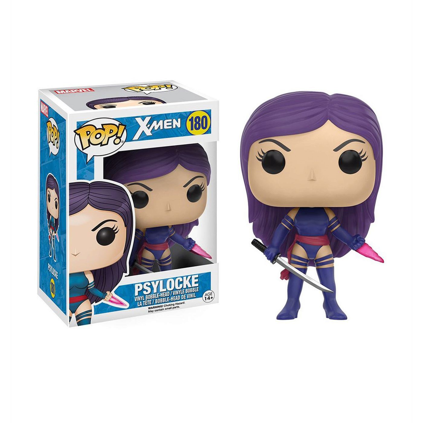 X-Men Psylocke Funko Pop Bobble Head, Purple