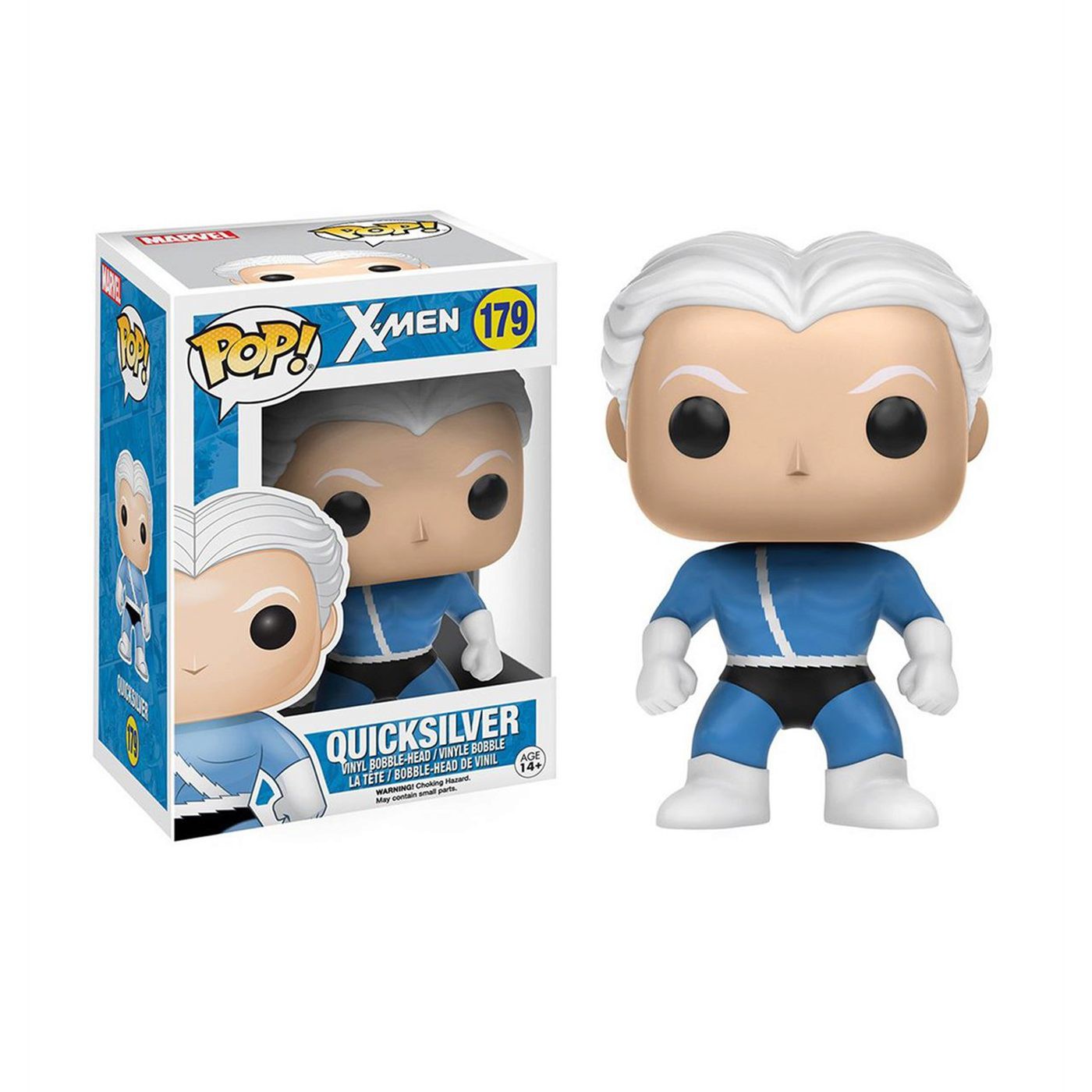 X-Men Quicksilver Funko Pop Bobble Head, Blue