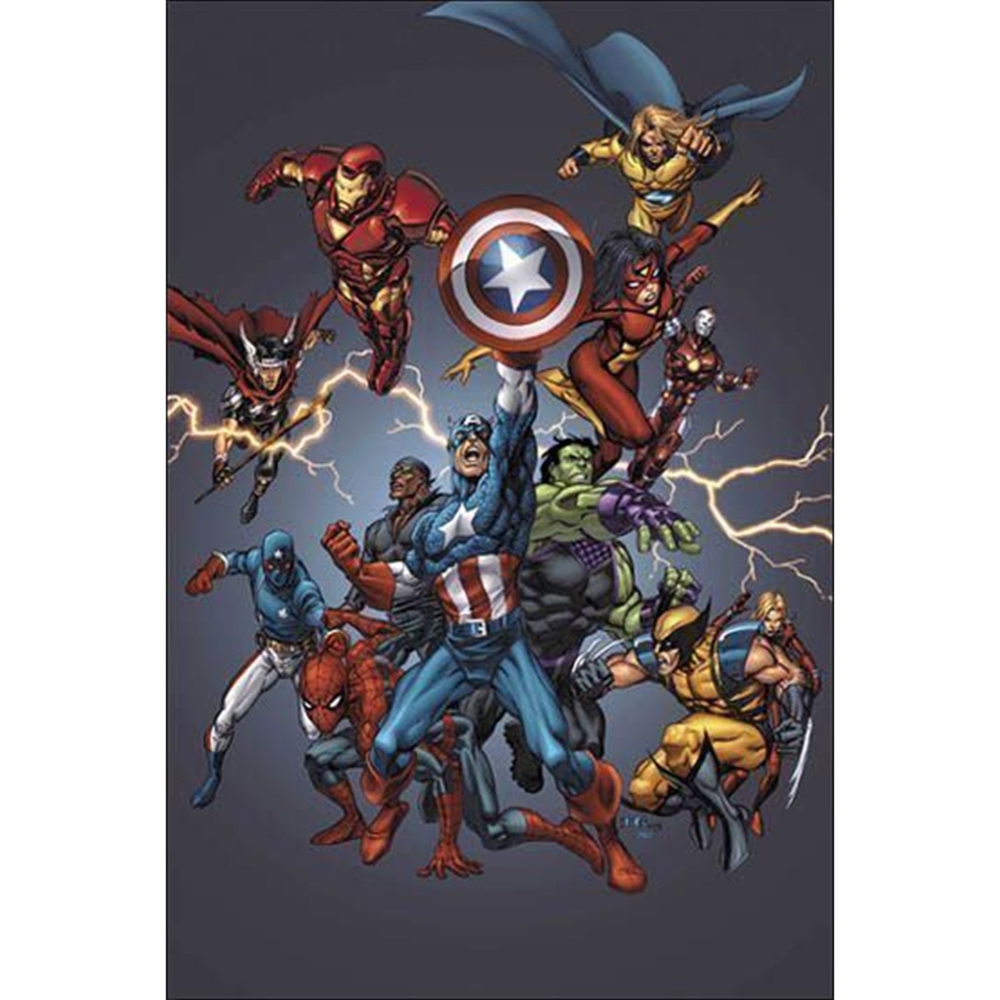 Avengers Poster by Tom Grummett