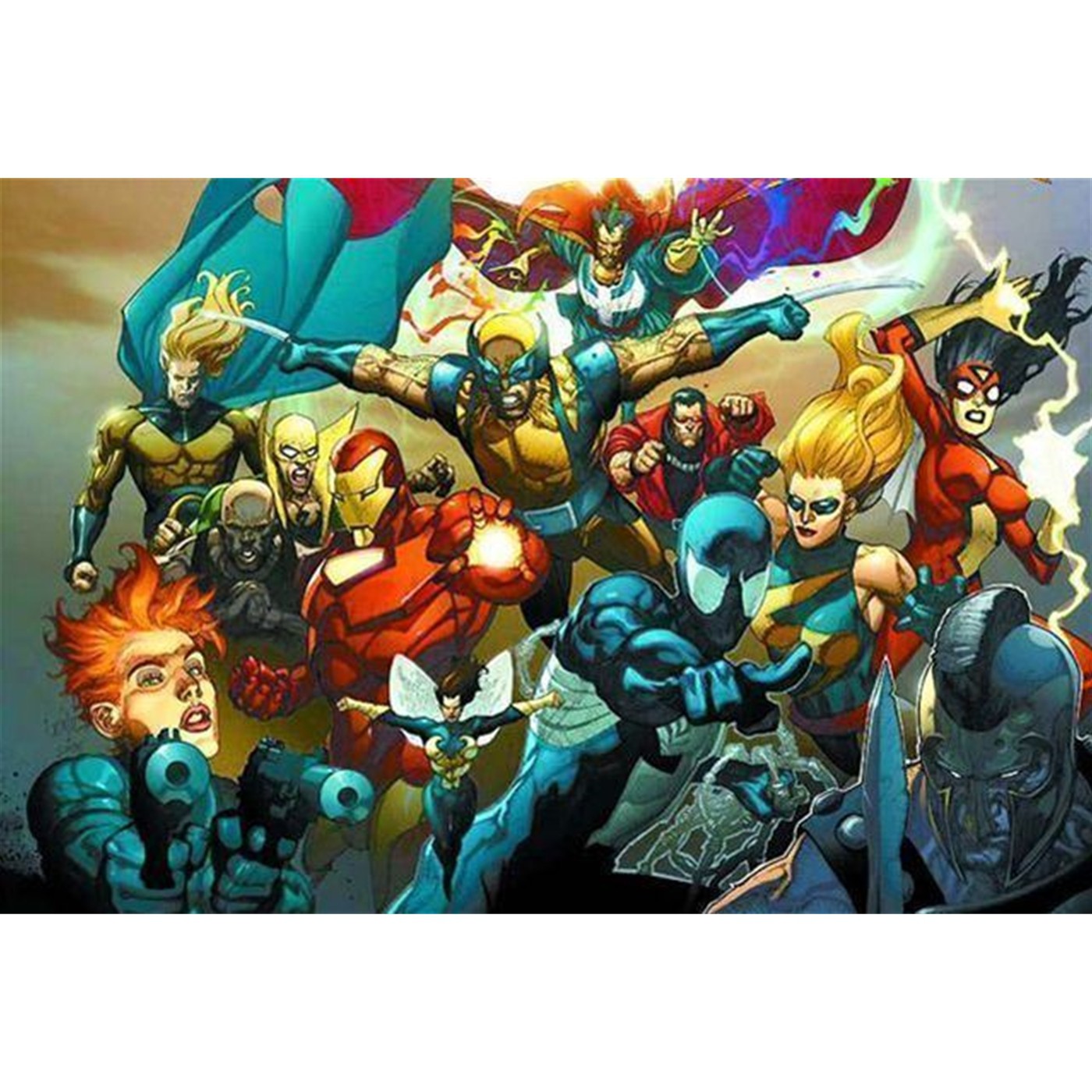 Avengers Poster Leinil Yu