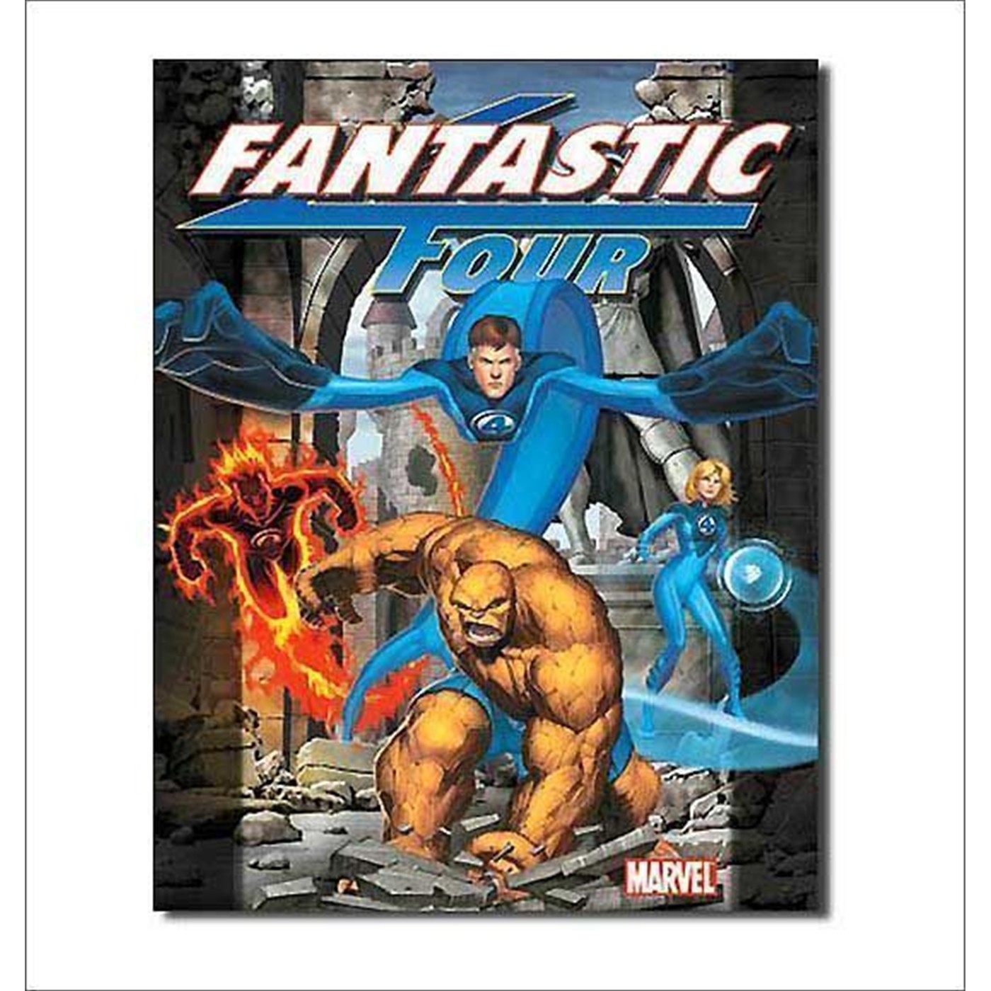 Fantastic Four 12.5' x 16' Tin Poster!