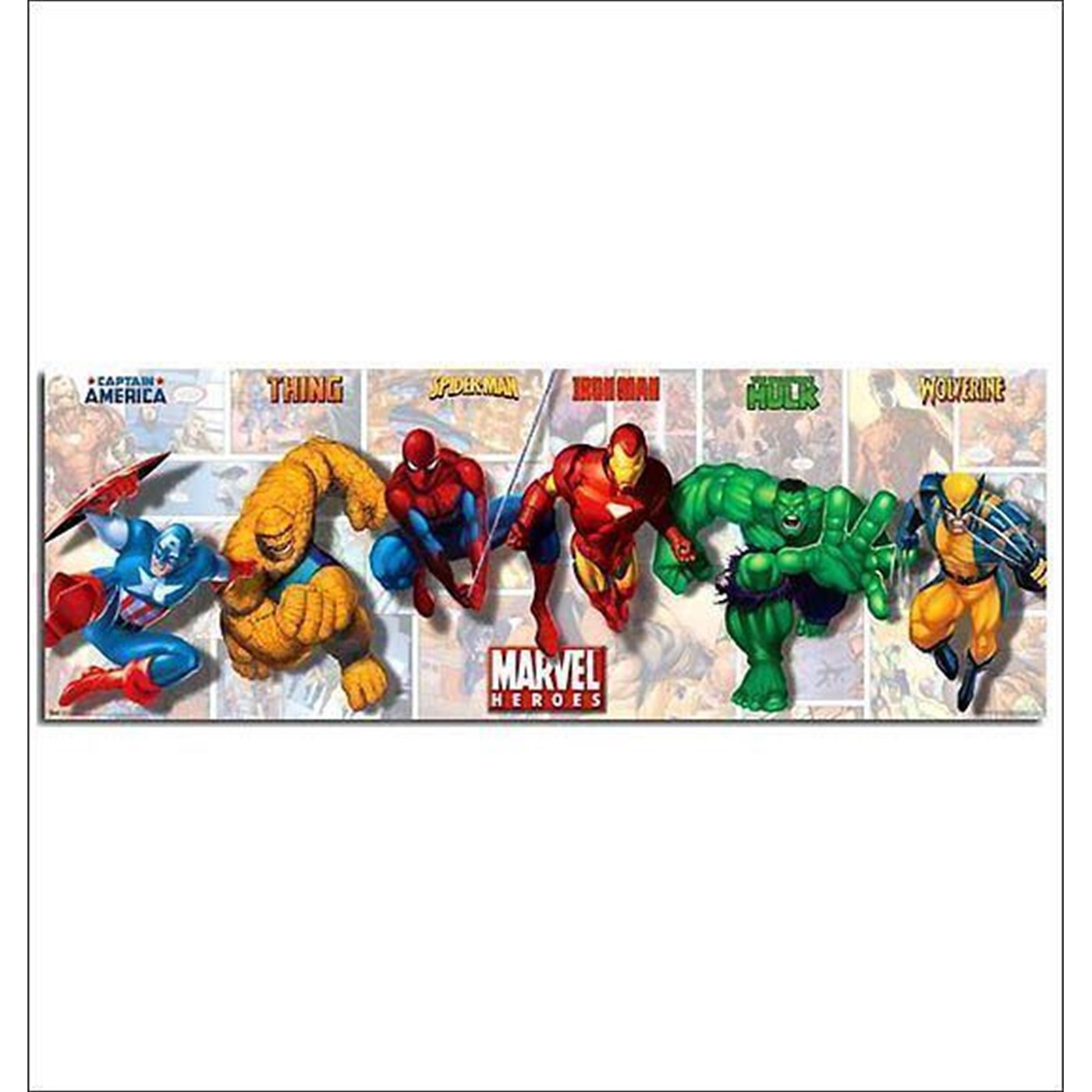 Marvel Collage Door Poster