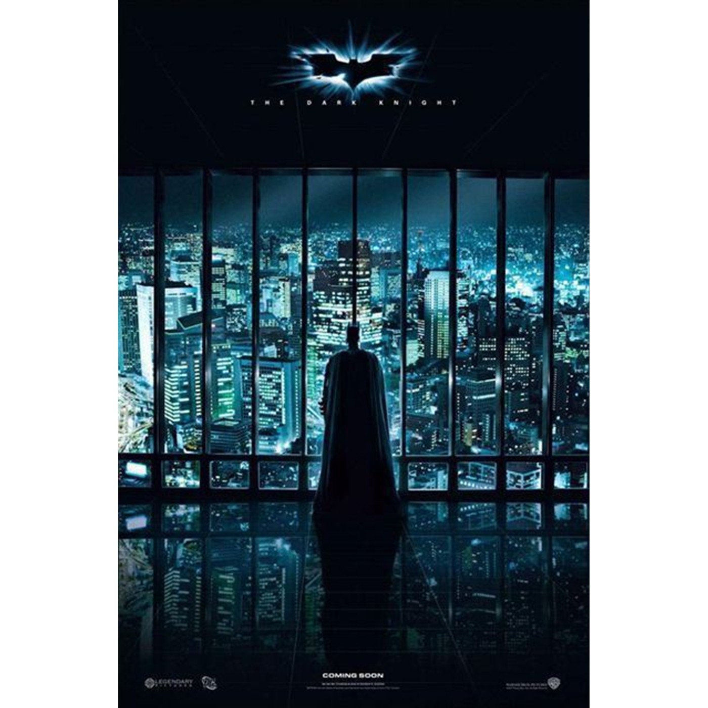 Dark Knight Movie Poster Silhouette