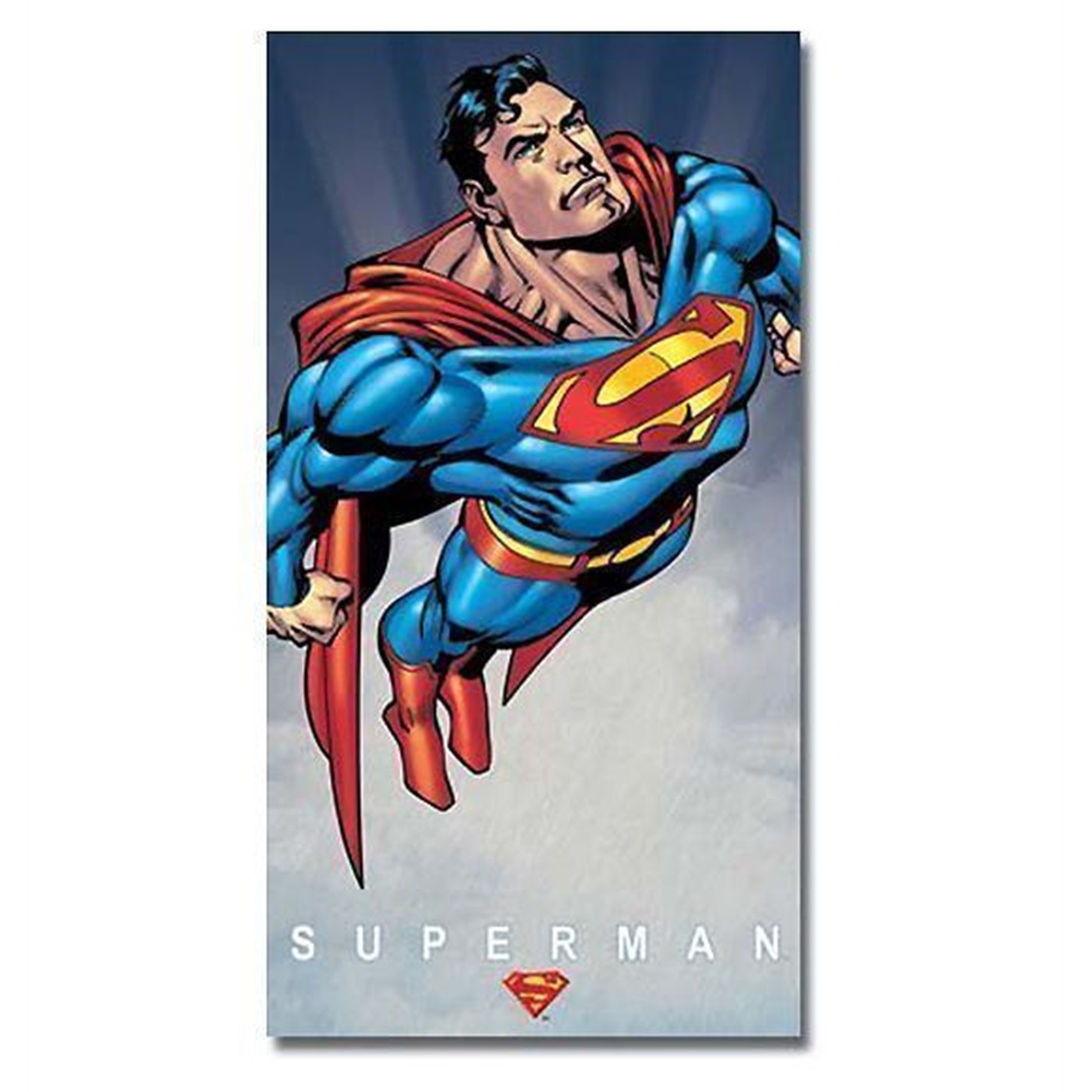 Superman Above the Clouds Classic Tin Poster Sign