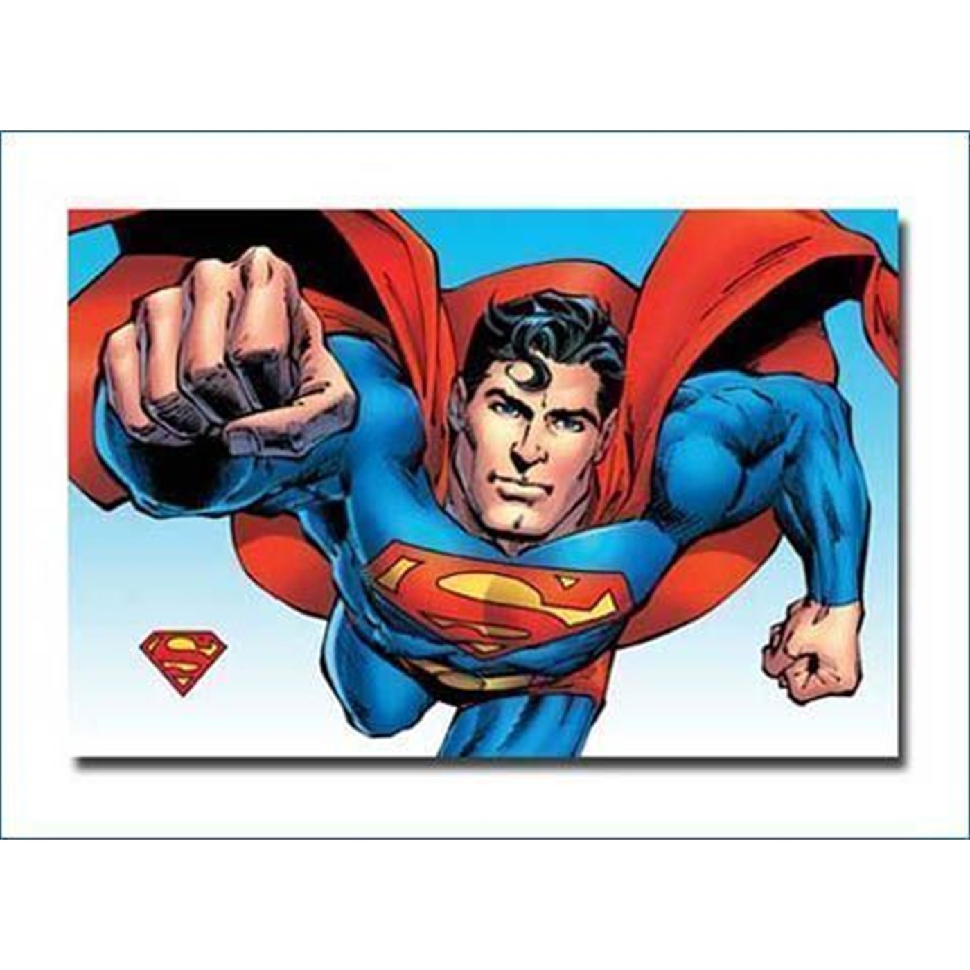 Superman Flying Poster