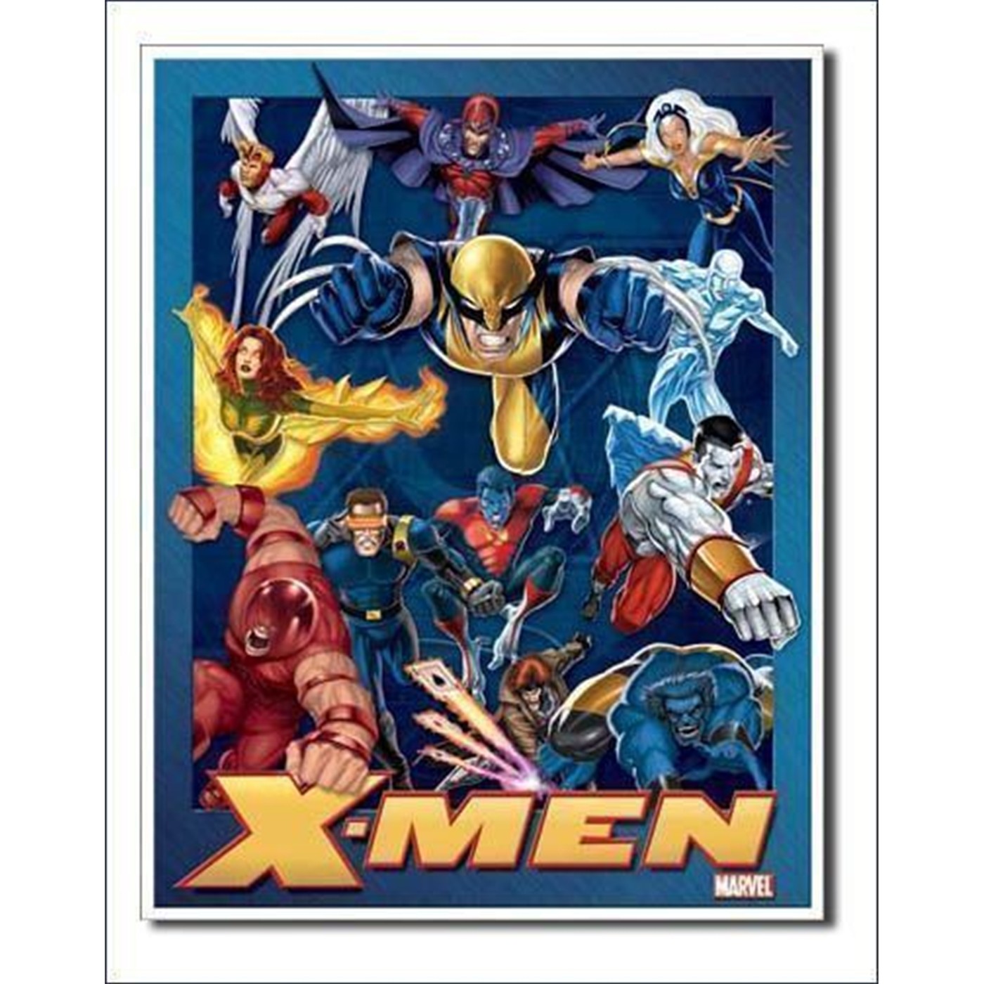 X-Men Tin Poster