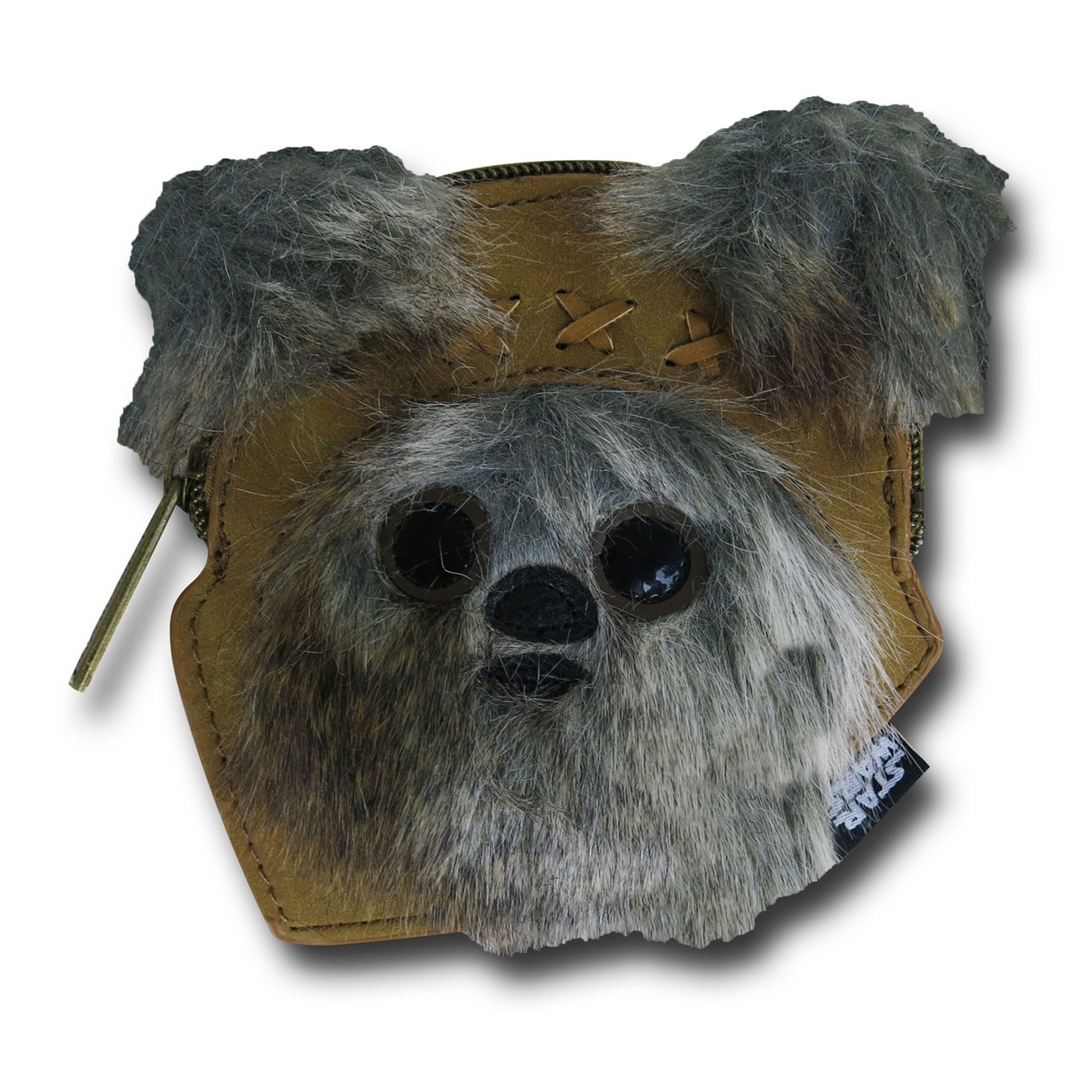Star Wars Ewok Faux Leather Coin Purse, Brown