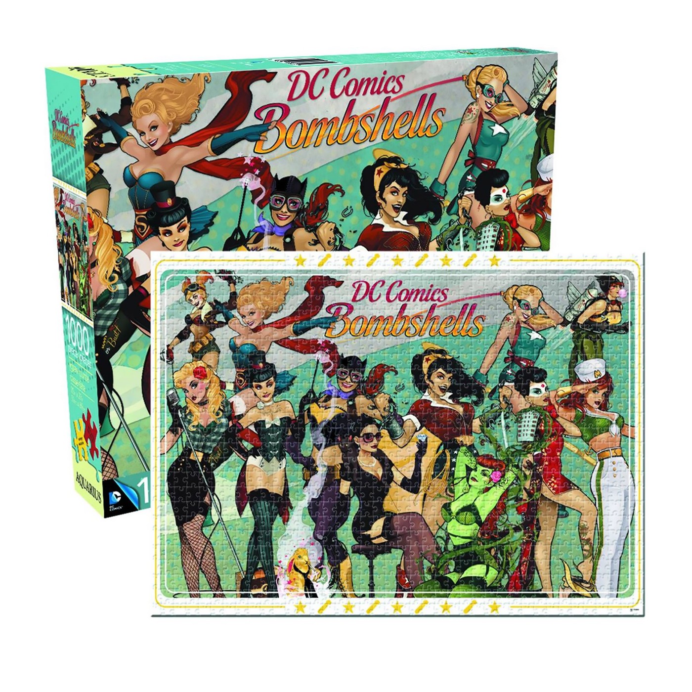 DC Comics Bombshell 1000 Piece Puzzle, White