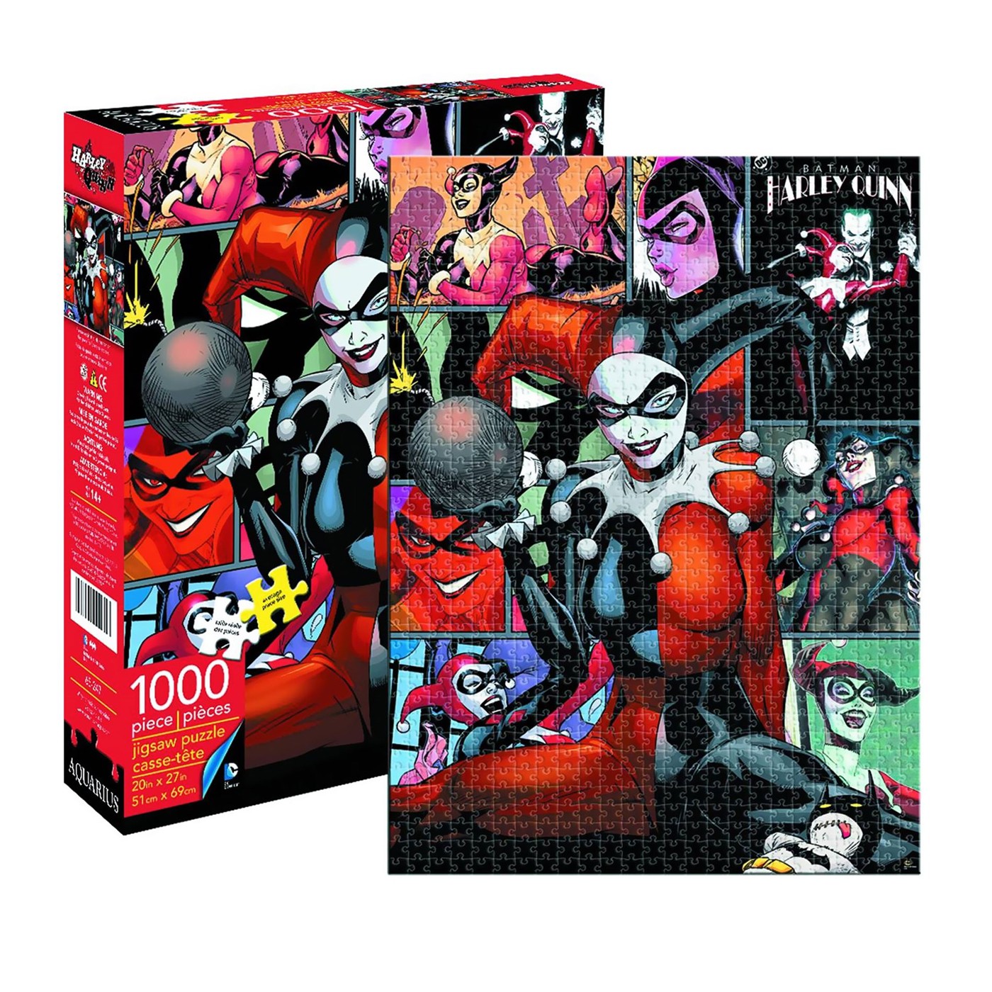 Harley Quinn 1000 Piece Puzzle, White