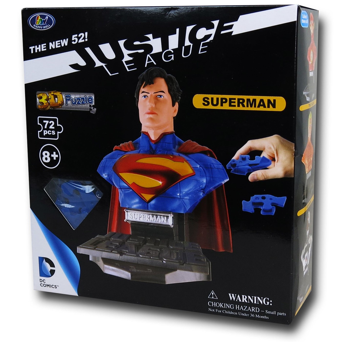 Superman 3D Puzzle, Blue