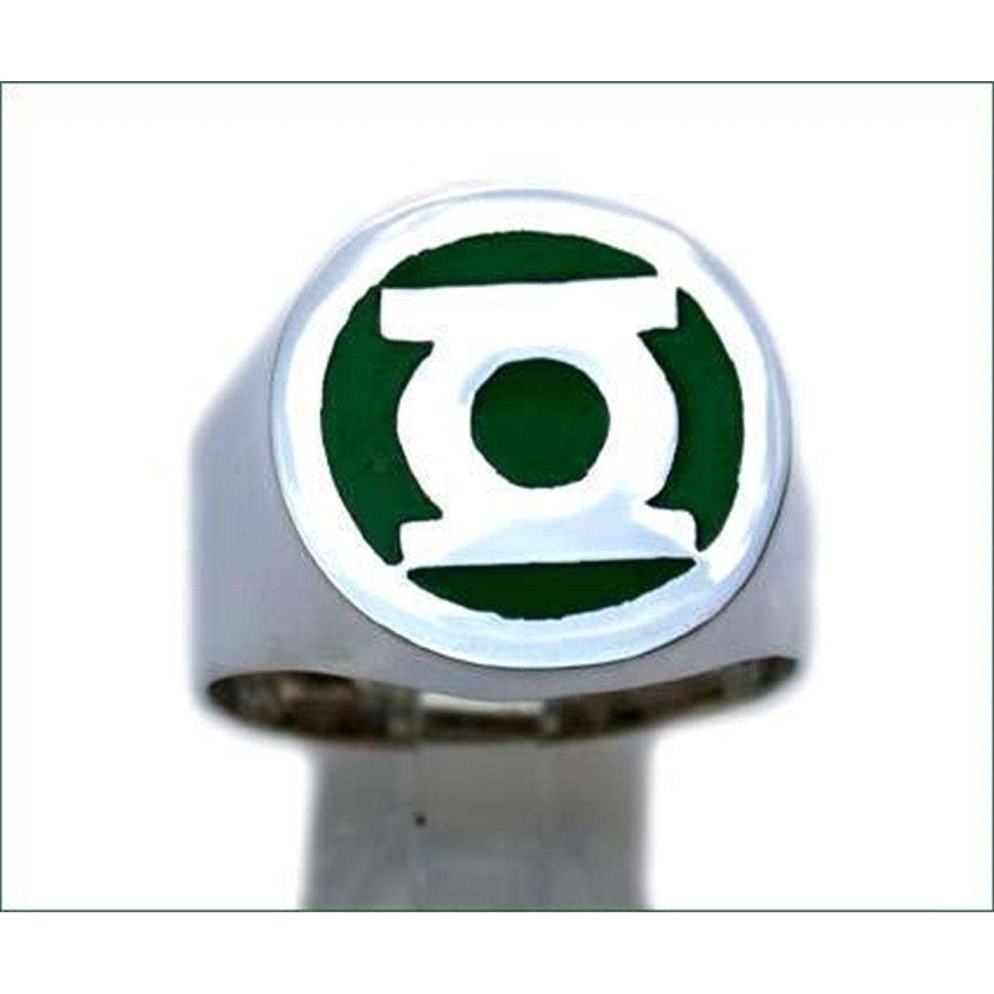 Green Lantern Sterling Silver Ring