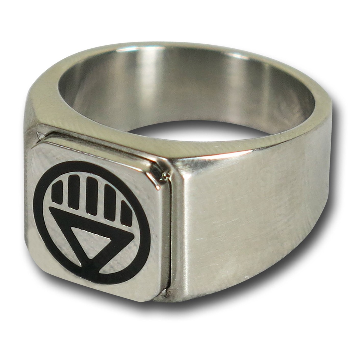 Black Lantern Raised Symbol Ring