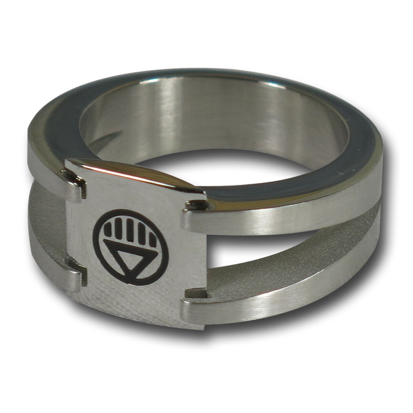 Black Lantern Symbol Split Ring