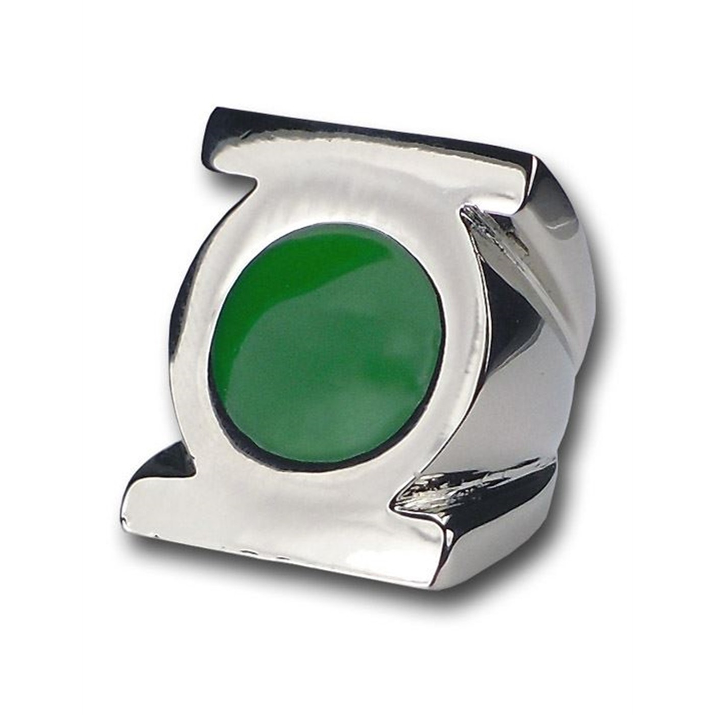 Green Lantern Silver Chunk Ring, Grey