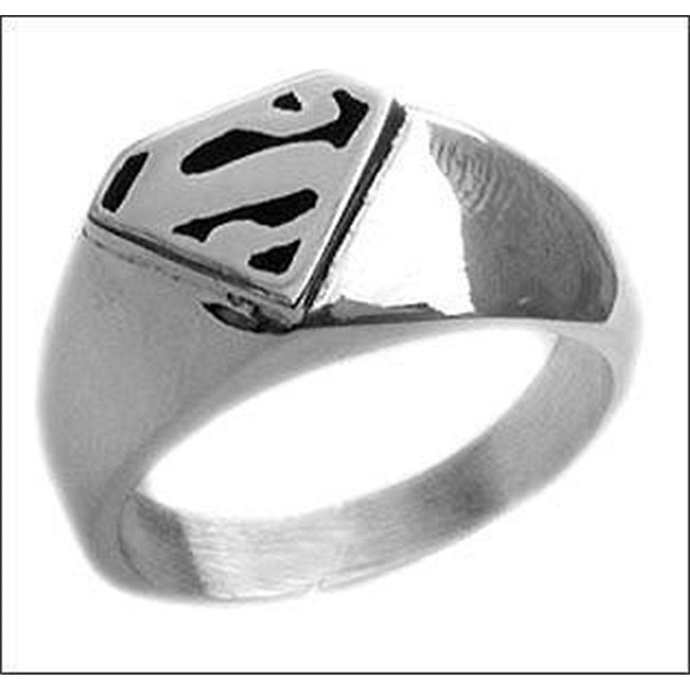Superman Sterling Silver Ring