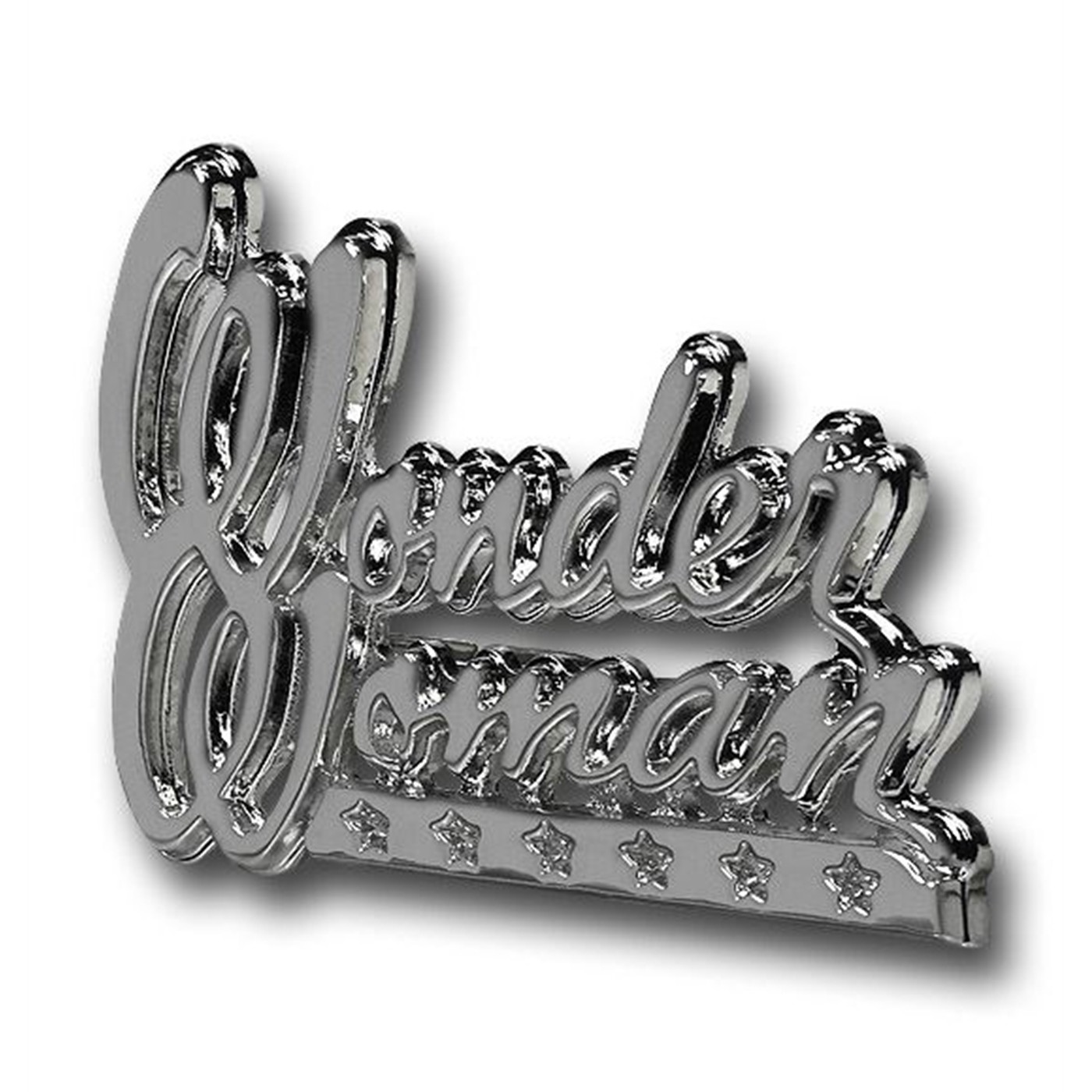 Wonder Woman Logo Double Ring, Grey