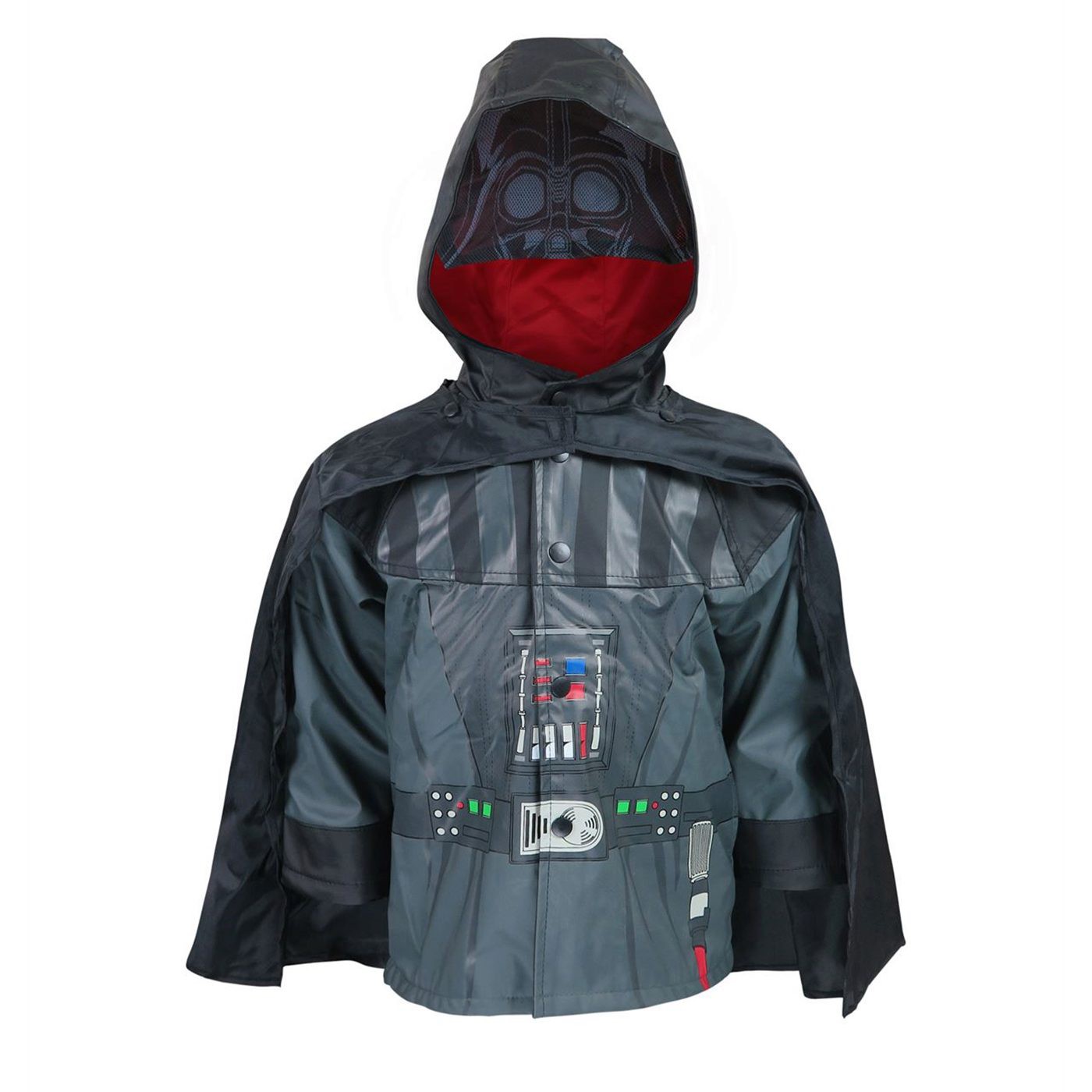 Star Wars Darth Vader Kids Rain Coat, Black