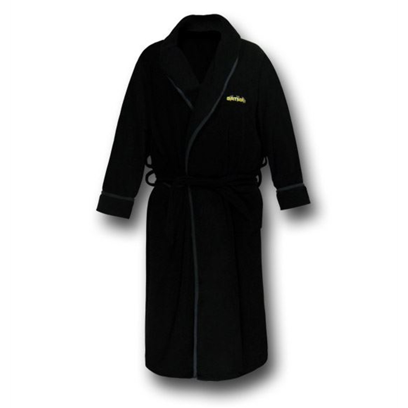Batman Plush Logo and Symbol Robe, Black