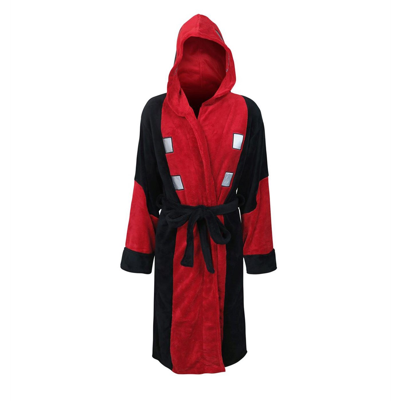 Deadpool Costume Fleece Robe, Red