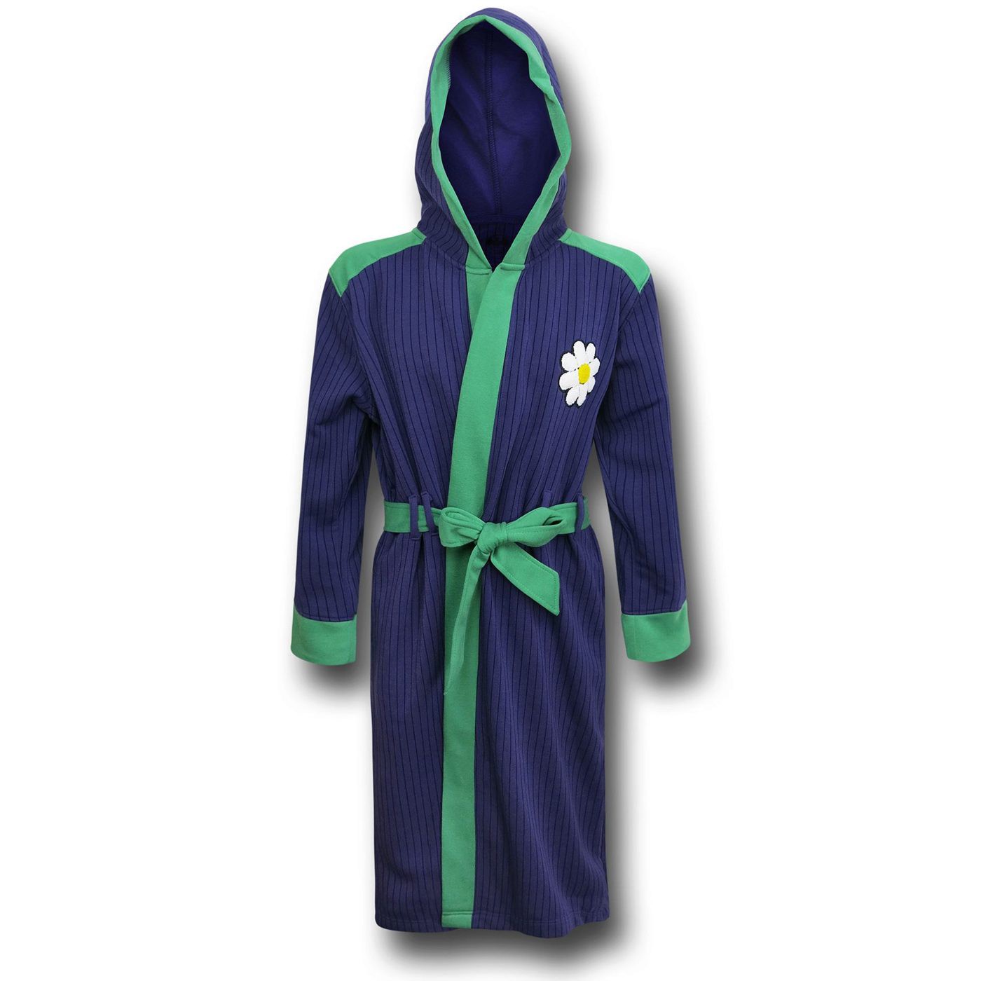 Joker Hooded Robe with Belt, Purple