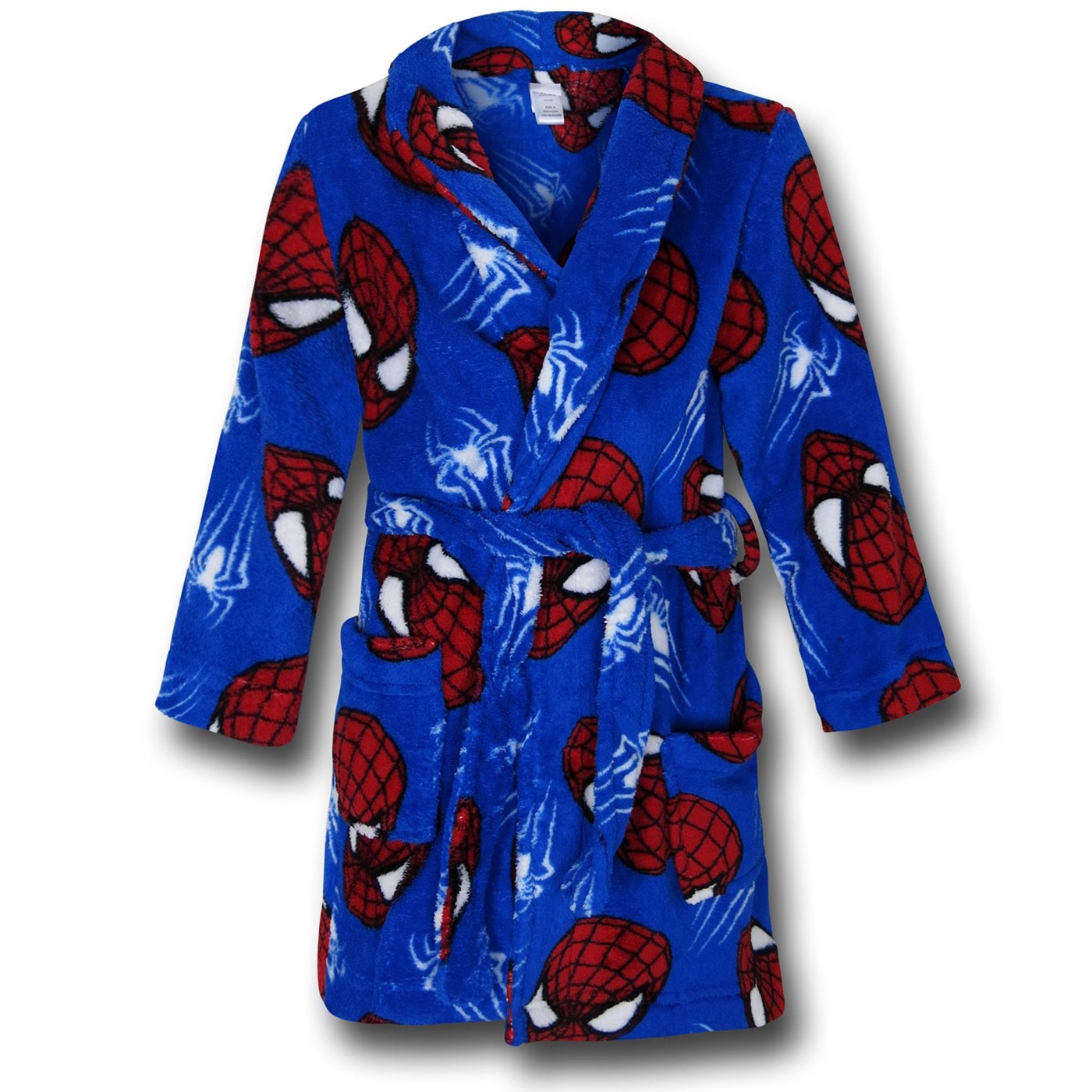 Spiderman Kids Poly Fleece Robe, Blue