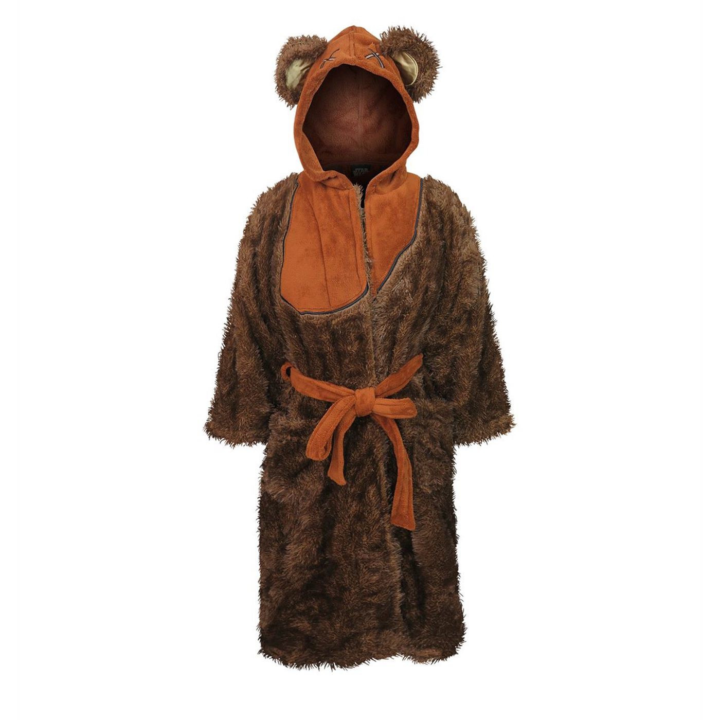 Star Wars Ewok Women's Fleece Bathrobe, Brown