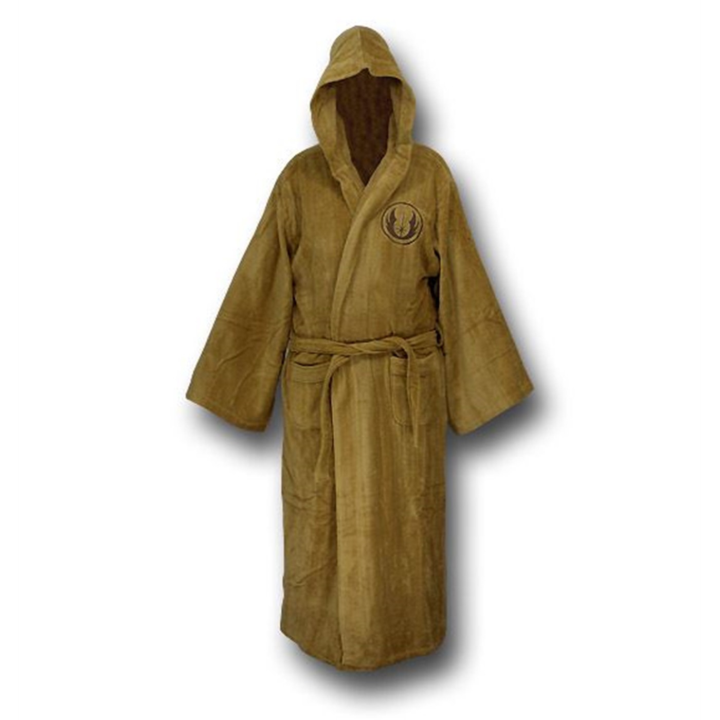 Star Wars Jedi Terry Cloth Hooded Robe- OSFA, Brown