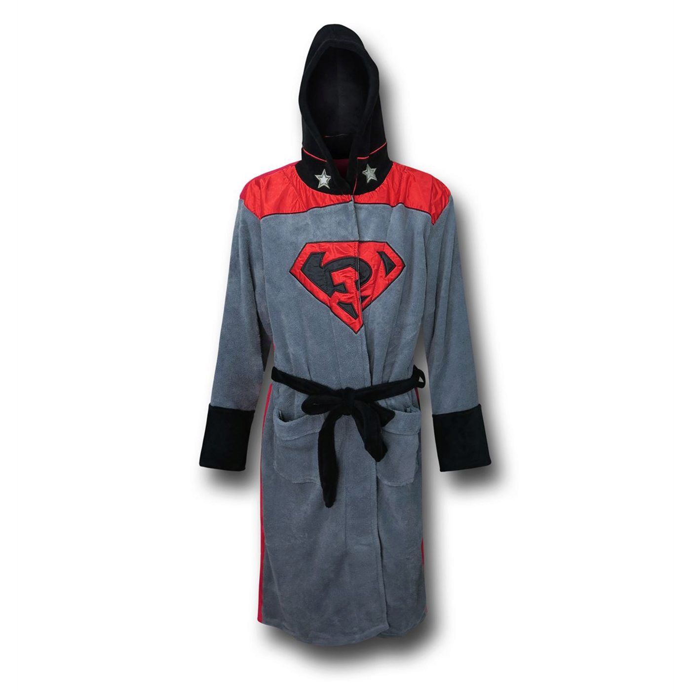 Superman Red Son Symbol Robe, Grey