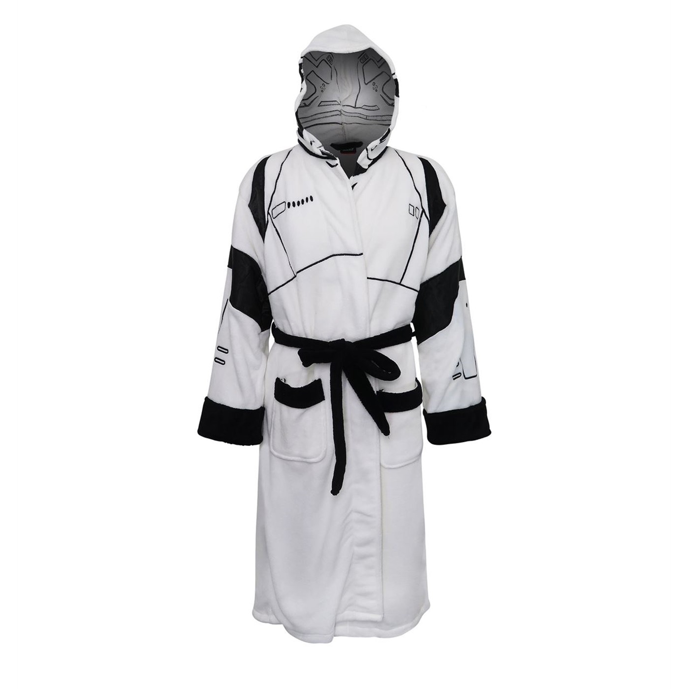 Star Wars First Order Stormtrooper Costume Bath Robe, White