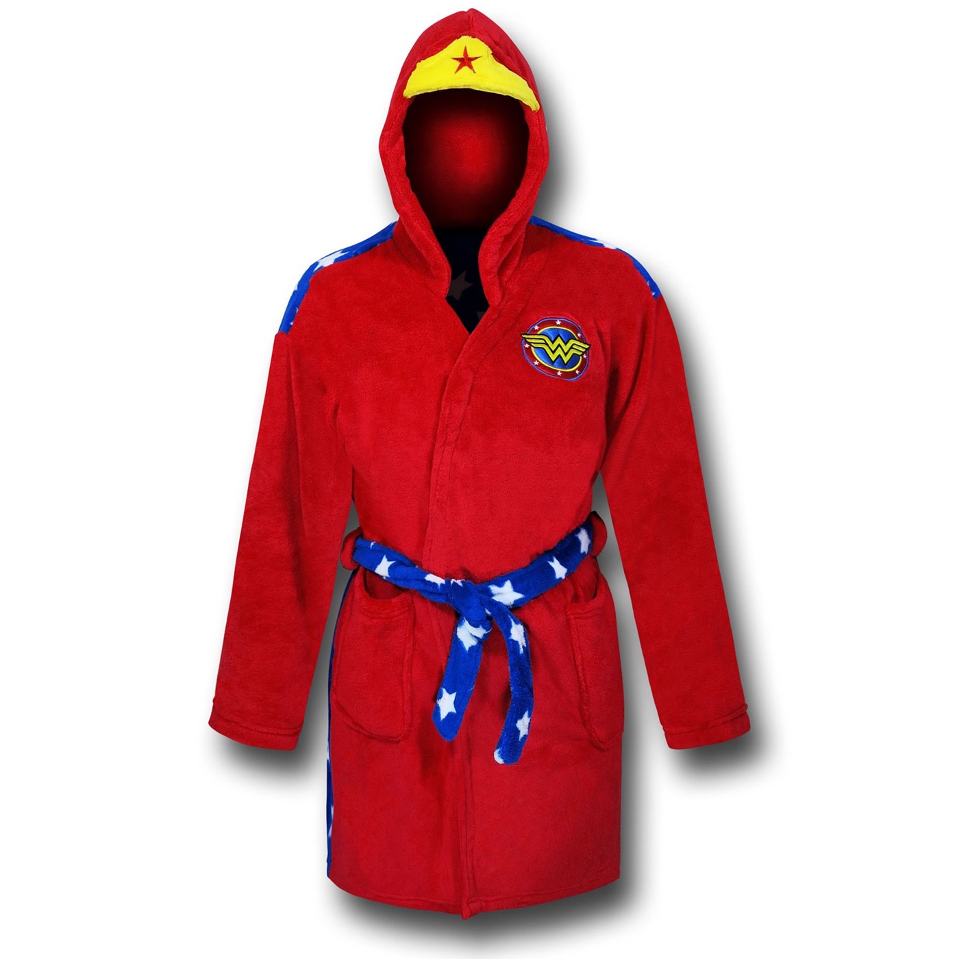 Wonder Woman Hooded Robe, Red