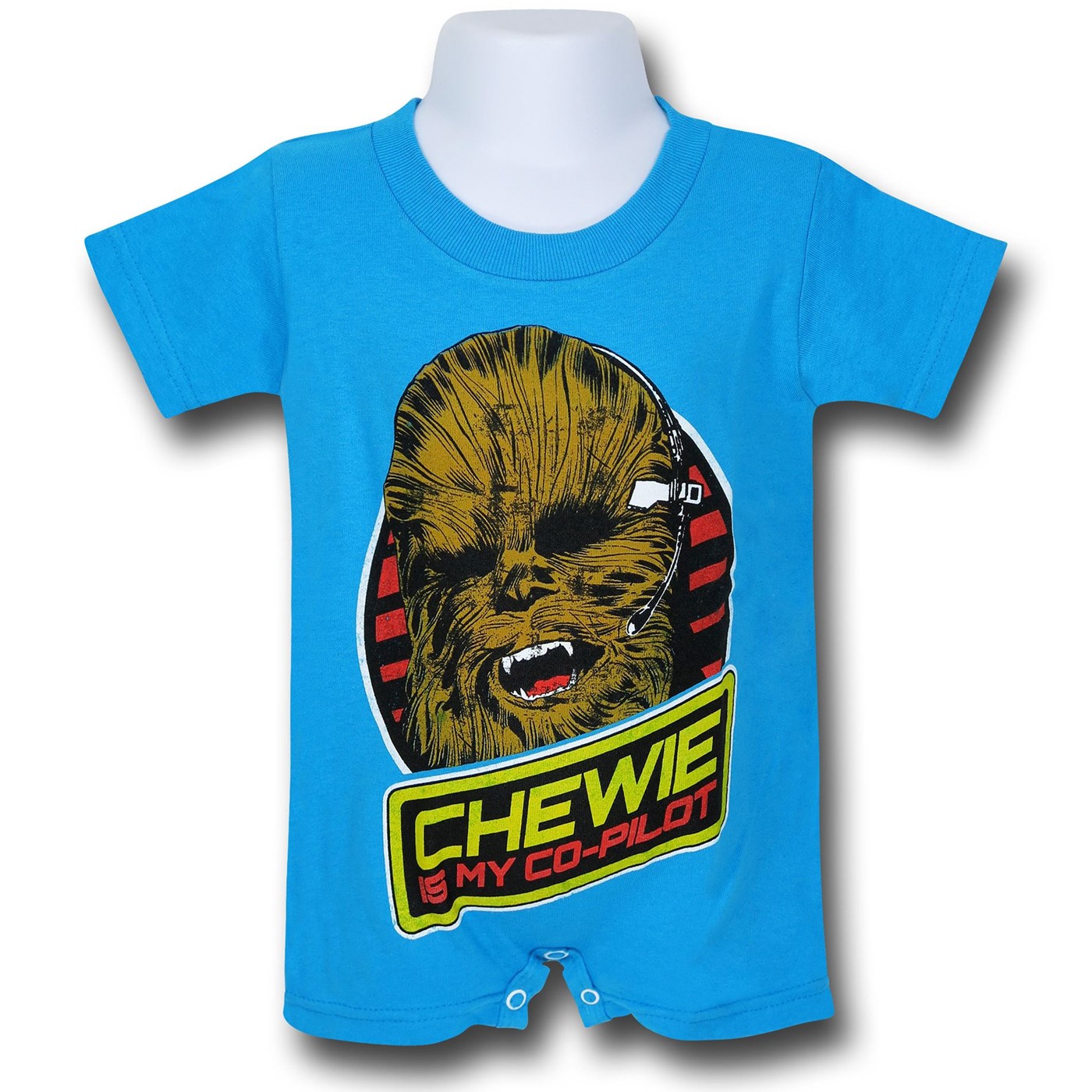 Star Wars Chewbacca Infant Romper, Blue