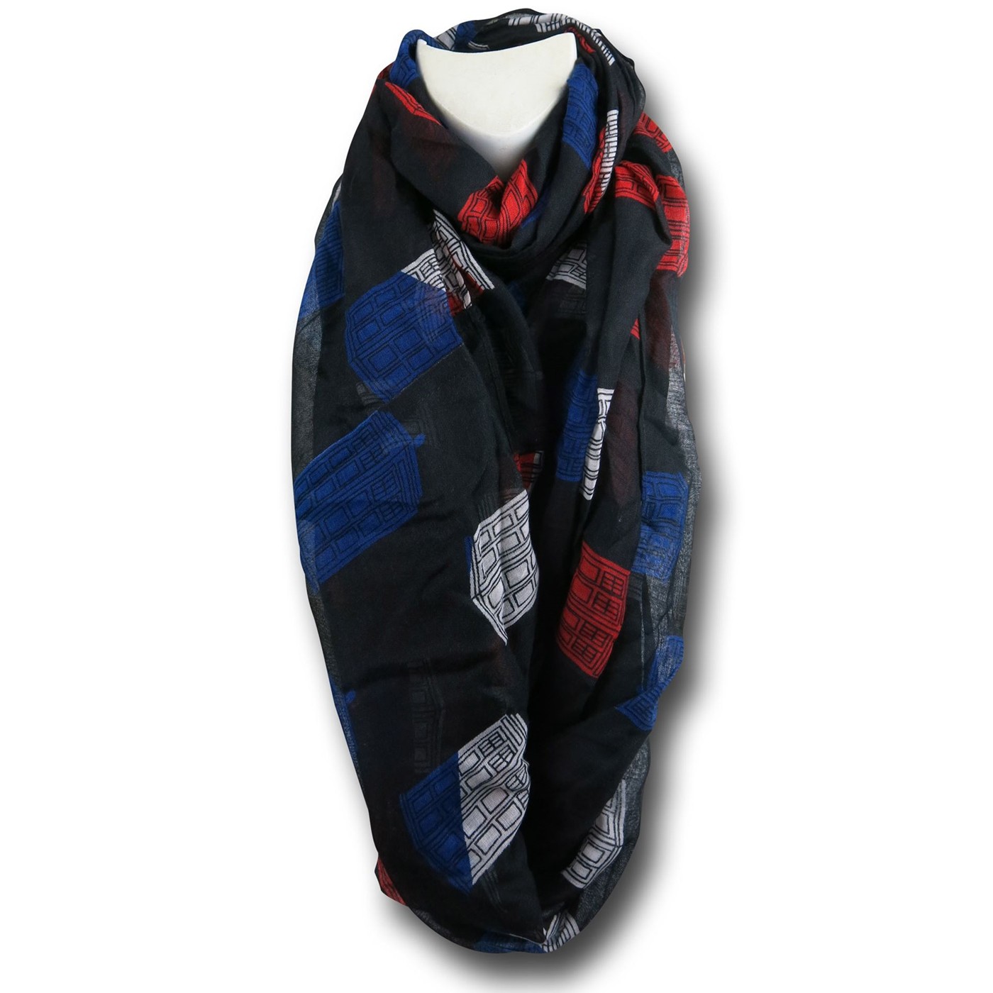 Doctor Who Tardis Infinity Scarf, Black