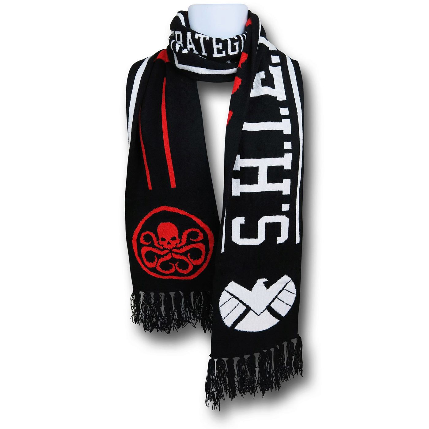 SHIELD/Hydra Reversible Scarf, Black
