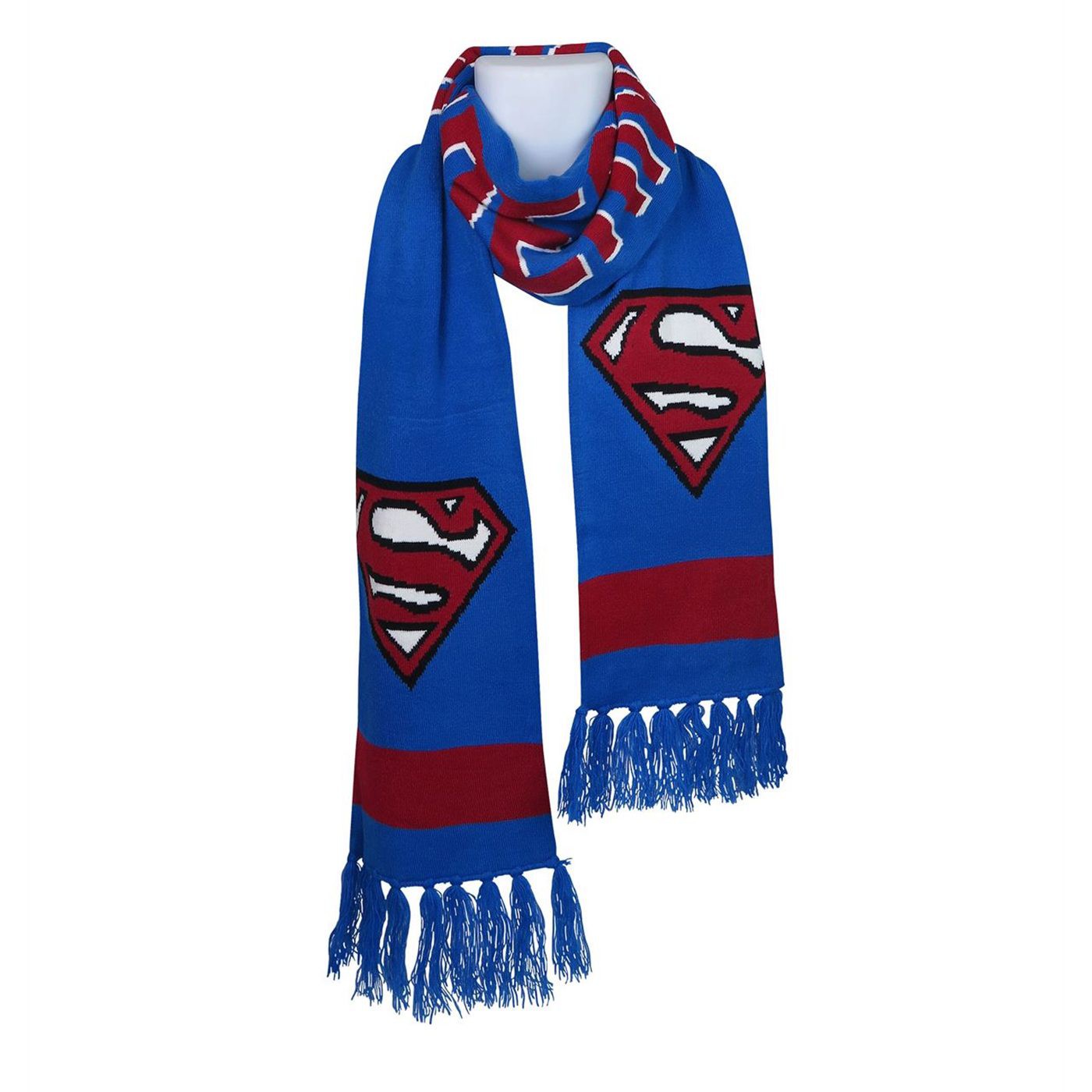 Superman Symbol Scarf, Blue