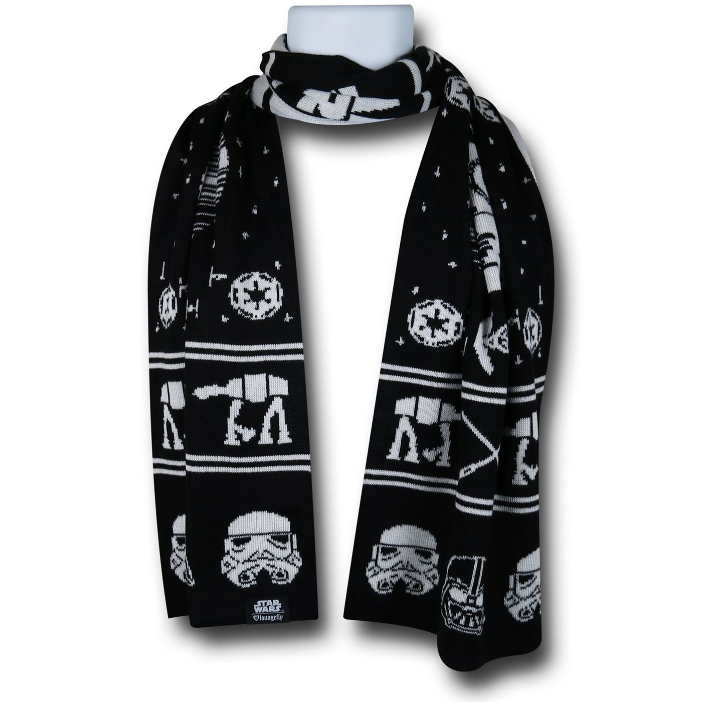 Star Wars Knit Scarf, Black