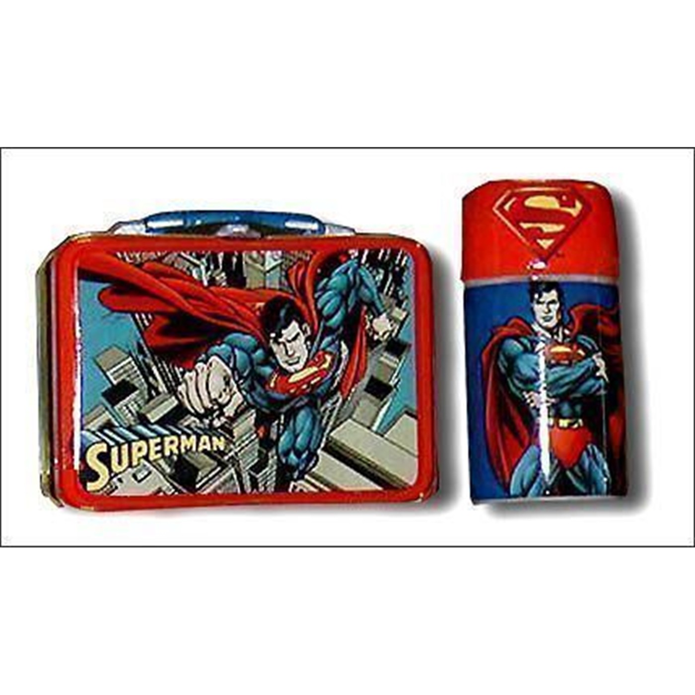 Superman Lunchbox Salt Pepper Shaker