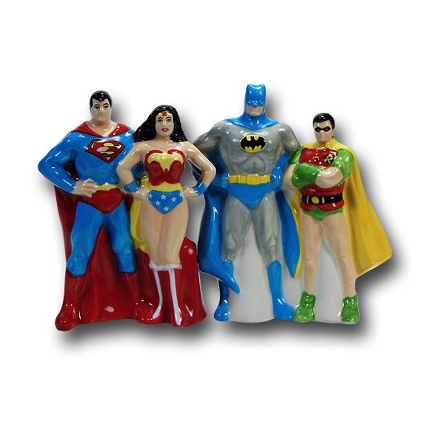 DC Heroes Salt and Pepper Shakers, Blue