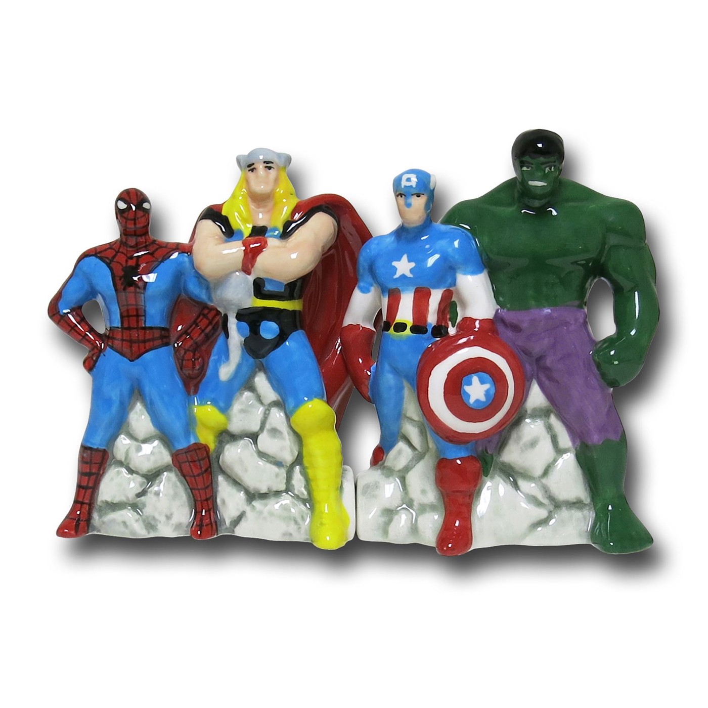 Marvel Heroes Salt and Pepper Shakers, Blue