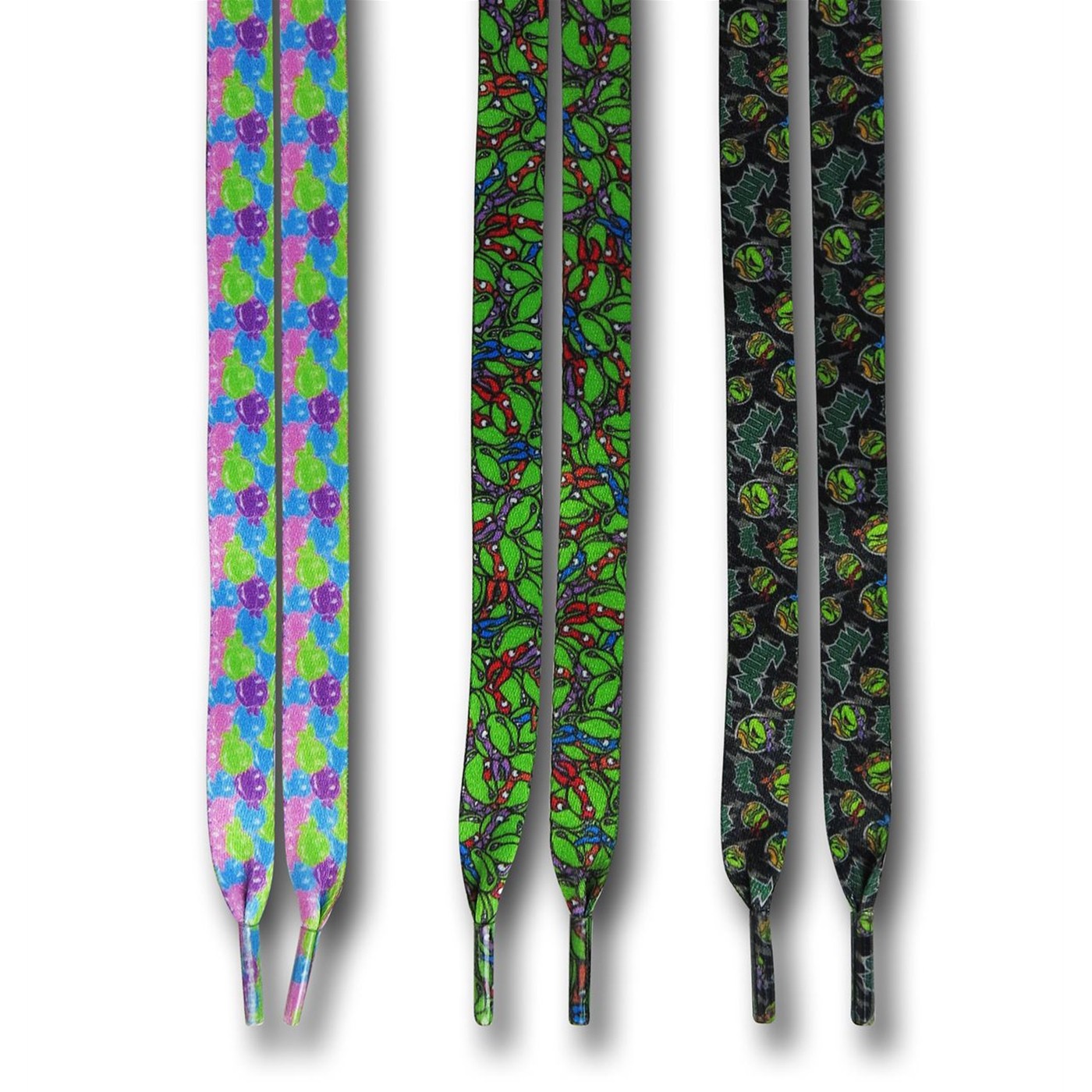 TMNT Shoe Lace 3 Pack, Green