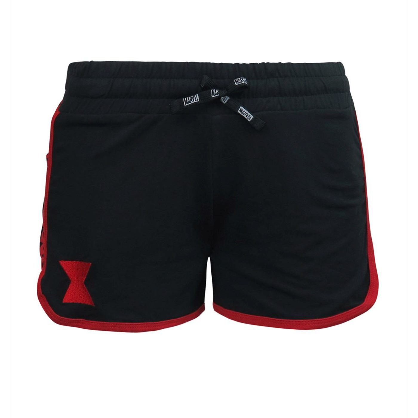 Black Widow Symbol Women's Shorts, Black