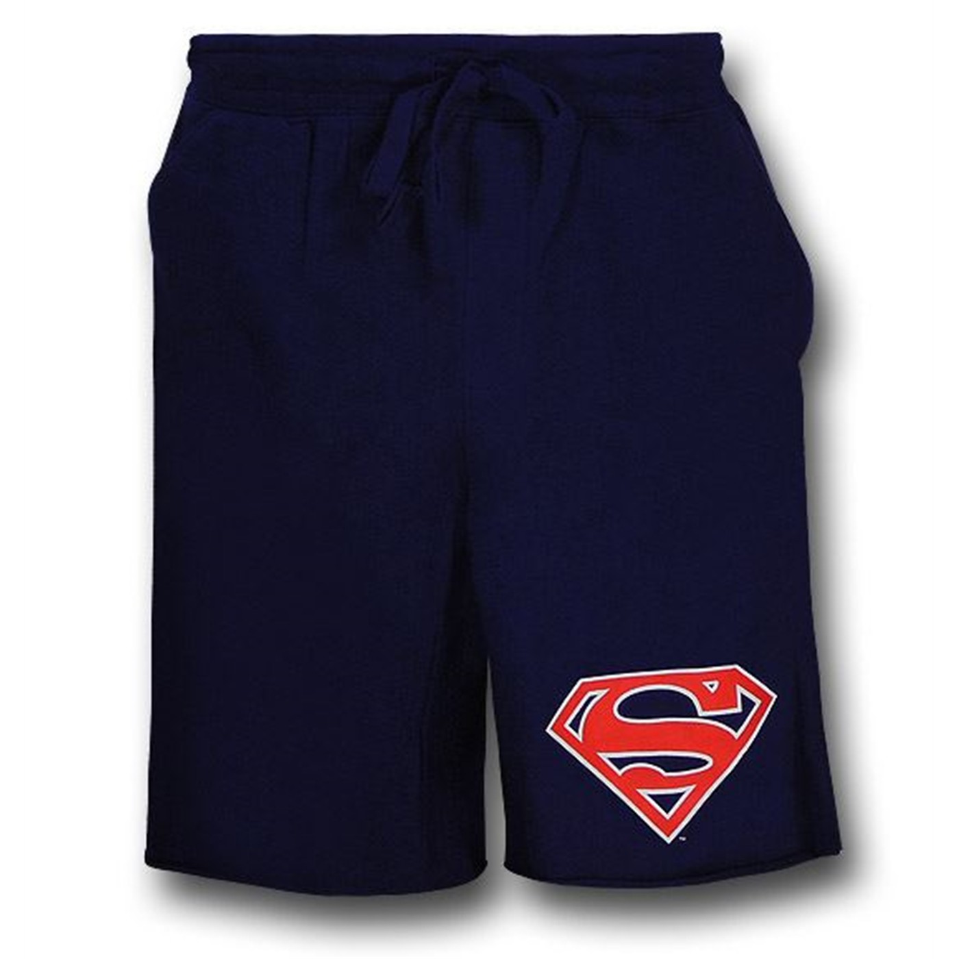 Superman Symbol Navy Jam Shorts, Blue
